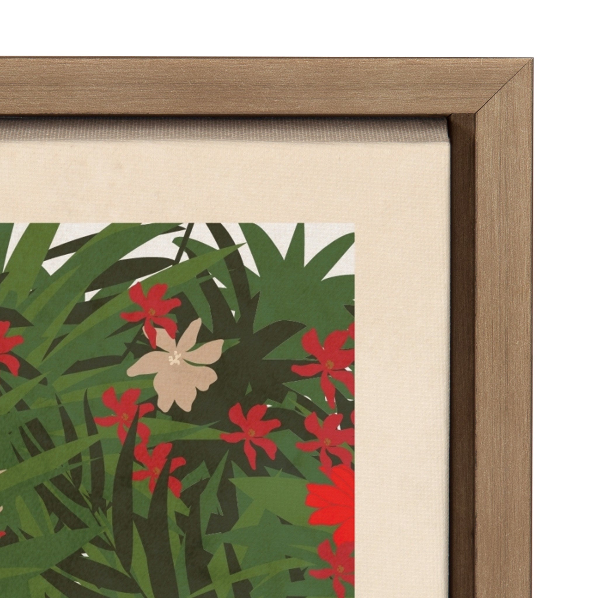 Sylvie Travel Poster Dominican Republic Framed Canvas by kateandlaurel - product image 3 for Resin Society