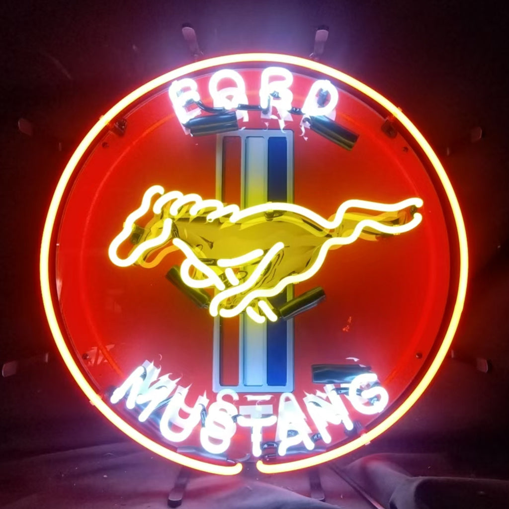 Ford Mustang Car Logo Neon Signs by Neon Signs Land - product image 3 for Resin Society