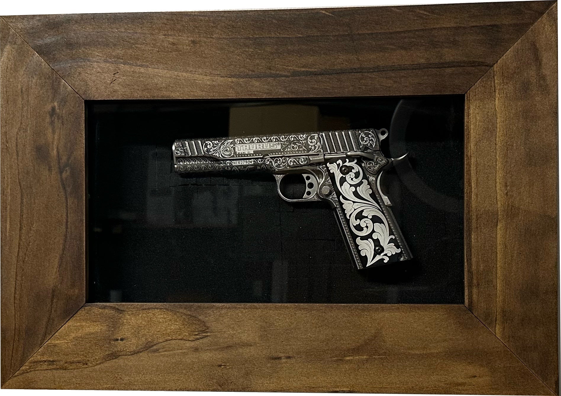 Wall Mounted Pistol Display Case by Bellewood Designs - product image 9 for Resin Society