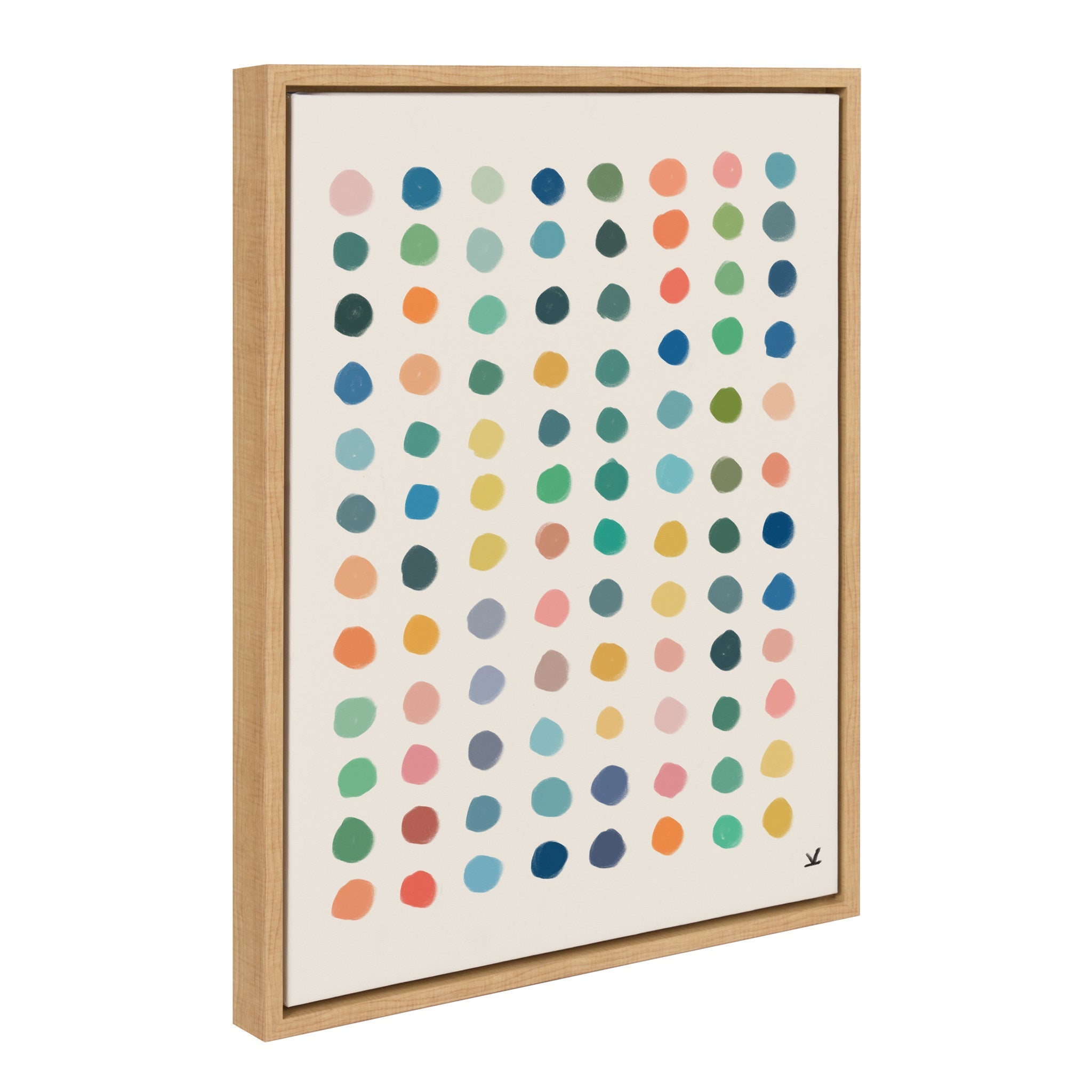 Sylvie Meditation 3 Framed Canvas by kateandlaurel - product image 2 for Resin Society