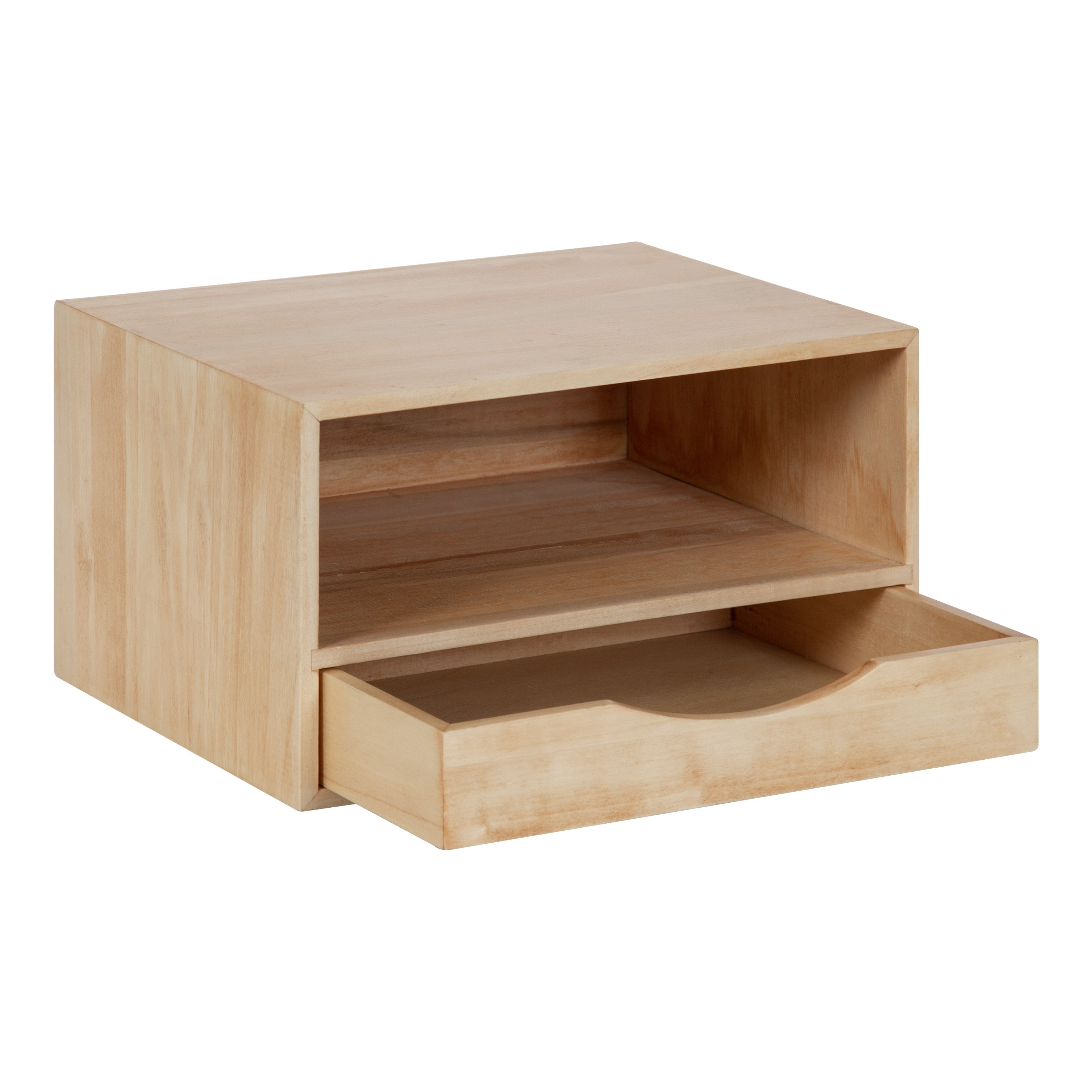 Hutton Floating Wall Shelf with Drawer by kateandlaurel - product image 6 for Resin Society