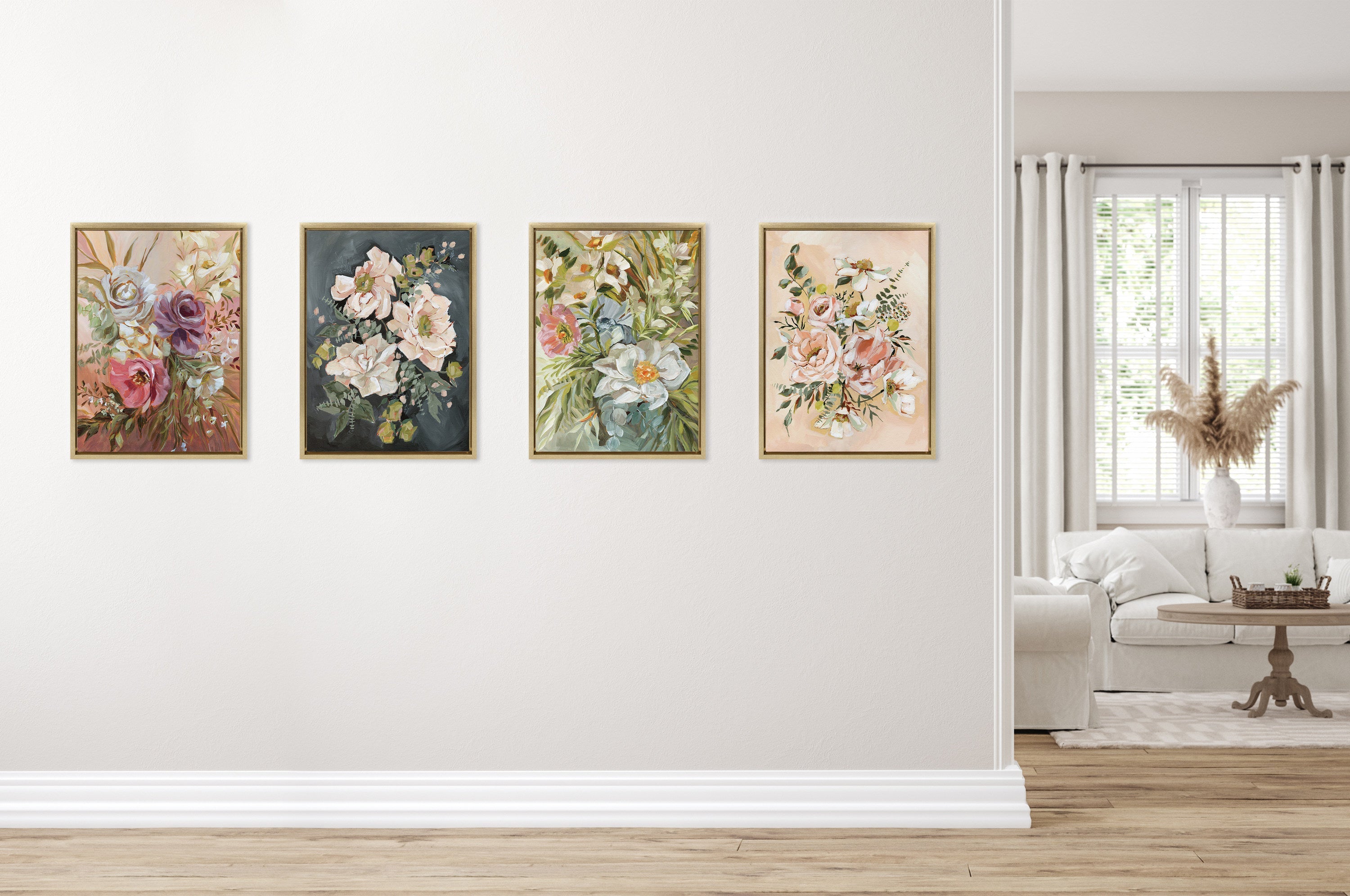 Sylvie Day 22 Framed Canvas by Annie Quigley