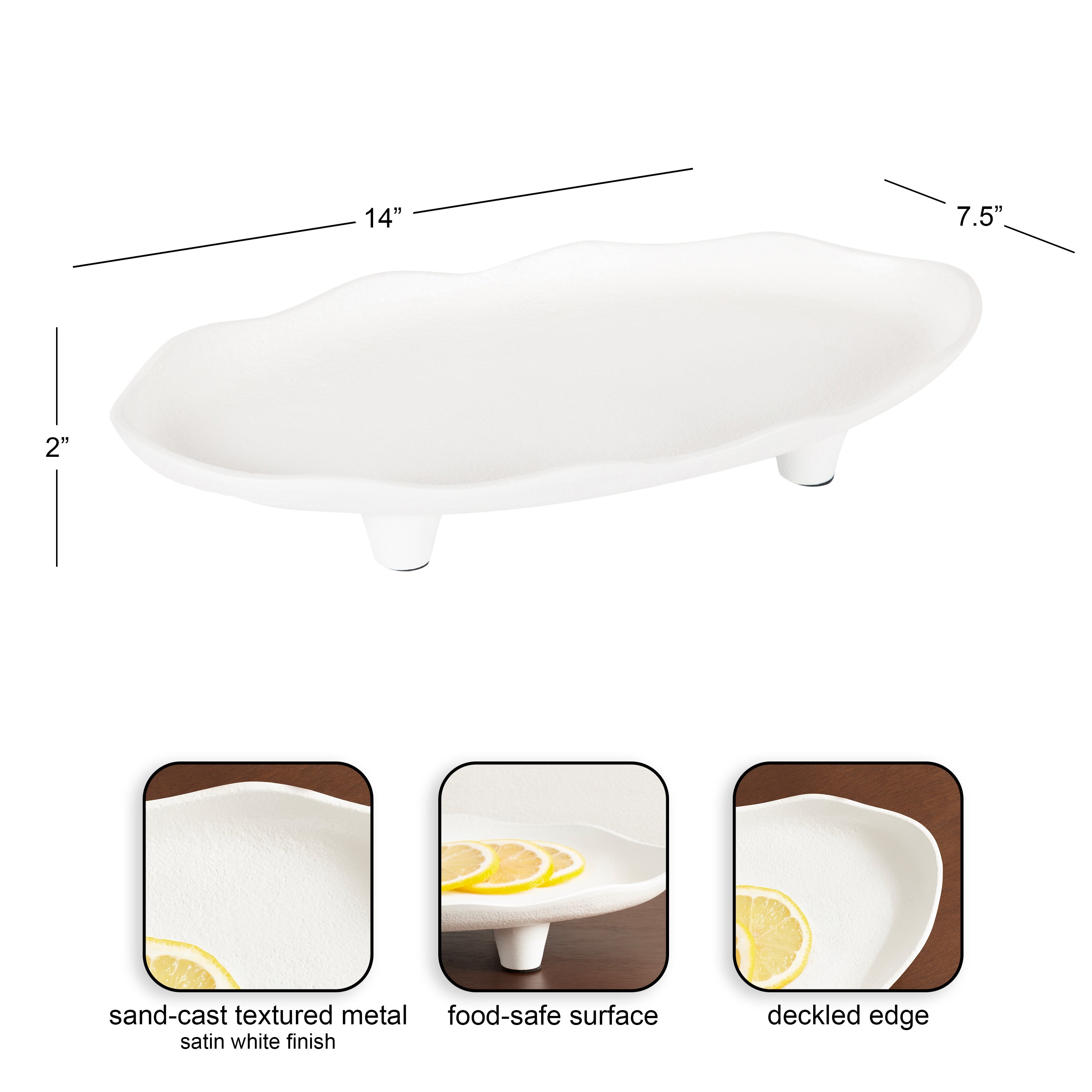 Alessia Oval Decorative Tray