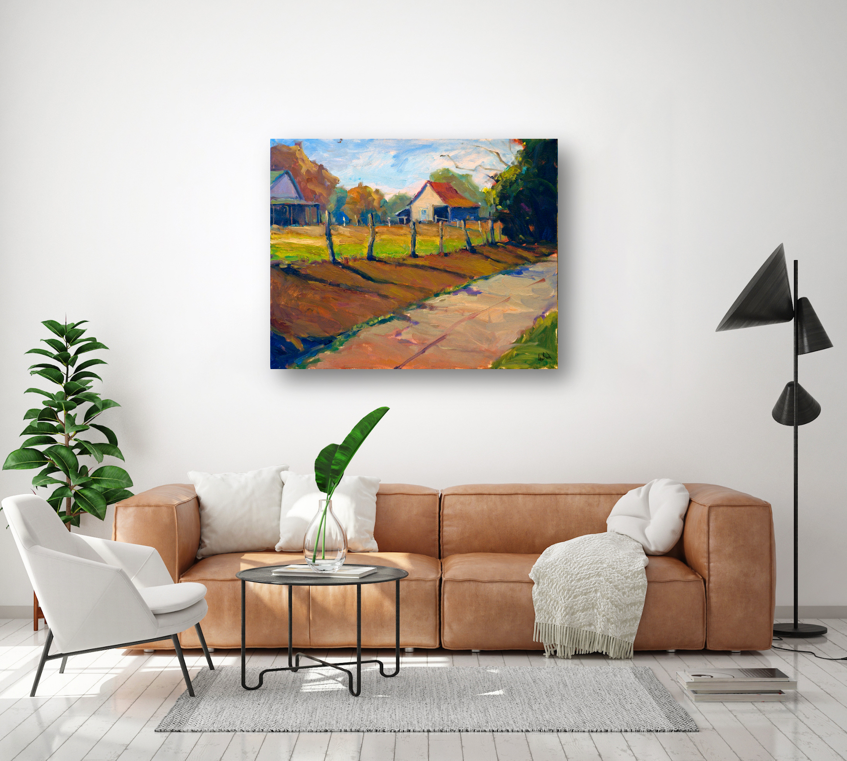 Georgia Barn Artist Enhanced Canvas Print by John Beard Collection - product image 3 for Resin Society