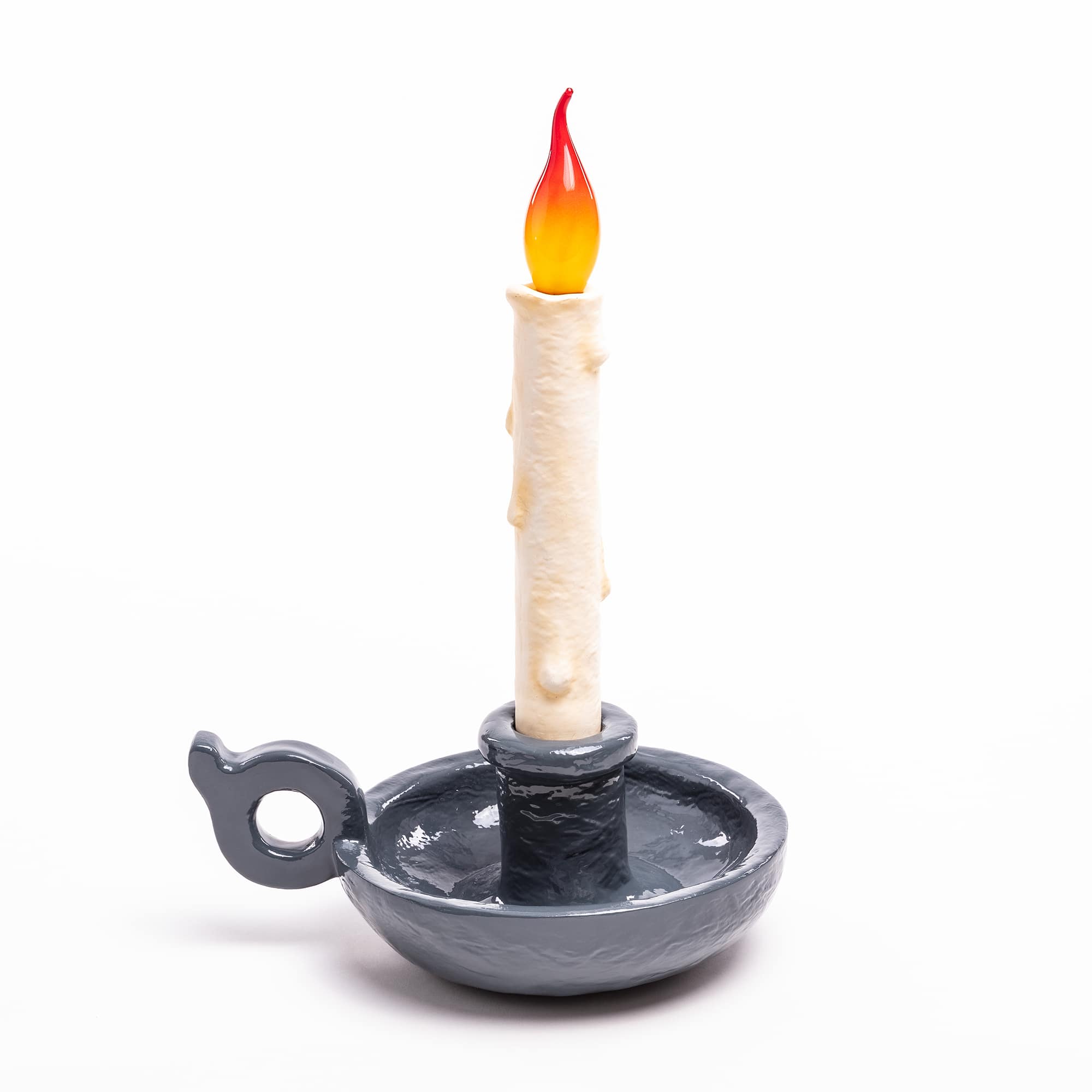 Bugia Lamp Grey by DEKOR - Resin Society