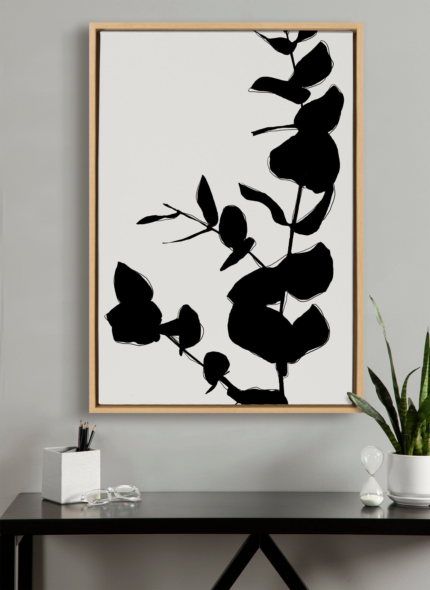 Sylvie BB Branch Framed Canvas by kateandlaurel - product image 6 for Resin Society