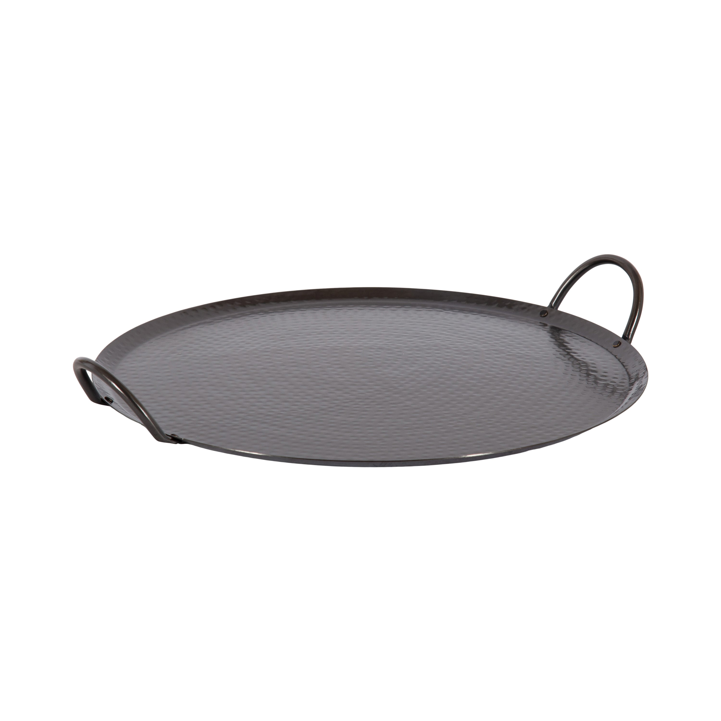 Sanzo Hammered Round Metal Tray