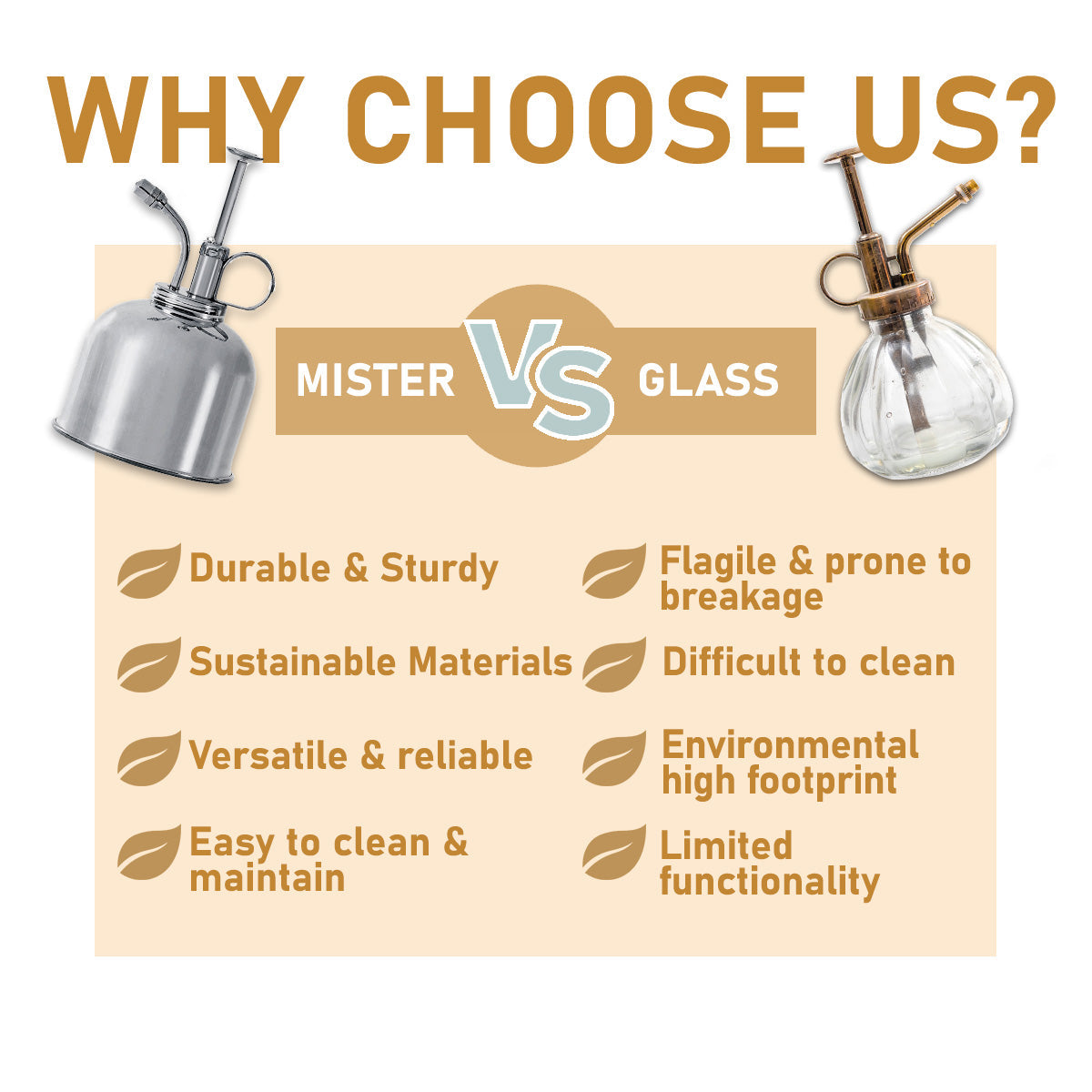 Brass, Copper and Nickel Plant Misters by Sustainable Village - product image 4 for Resin Society