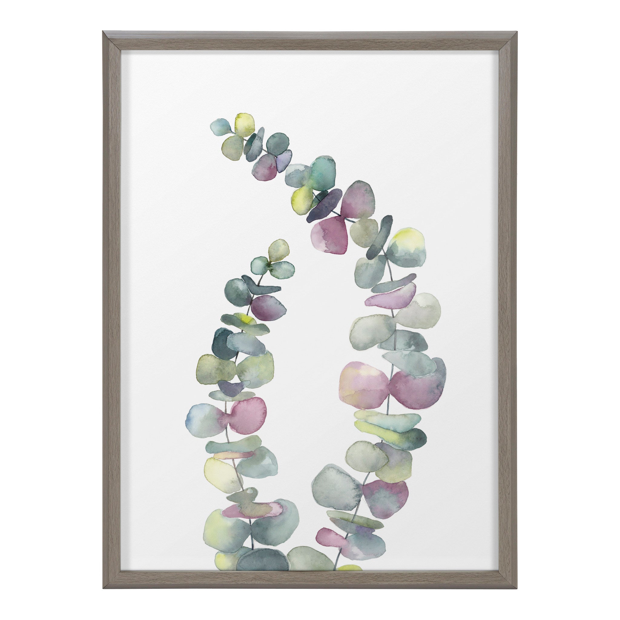 Blake Eucalyptus 2 Branches Framed Printed Glass by Emily Marie by kateandlaurel - product image 2 for Resin Society
