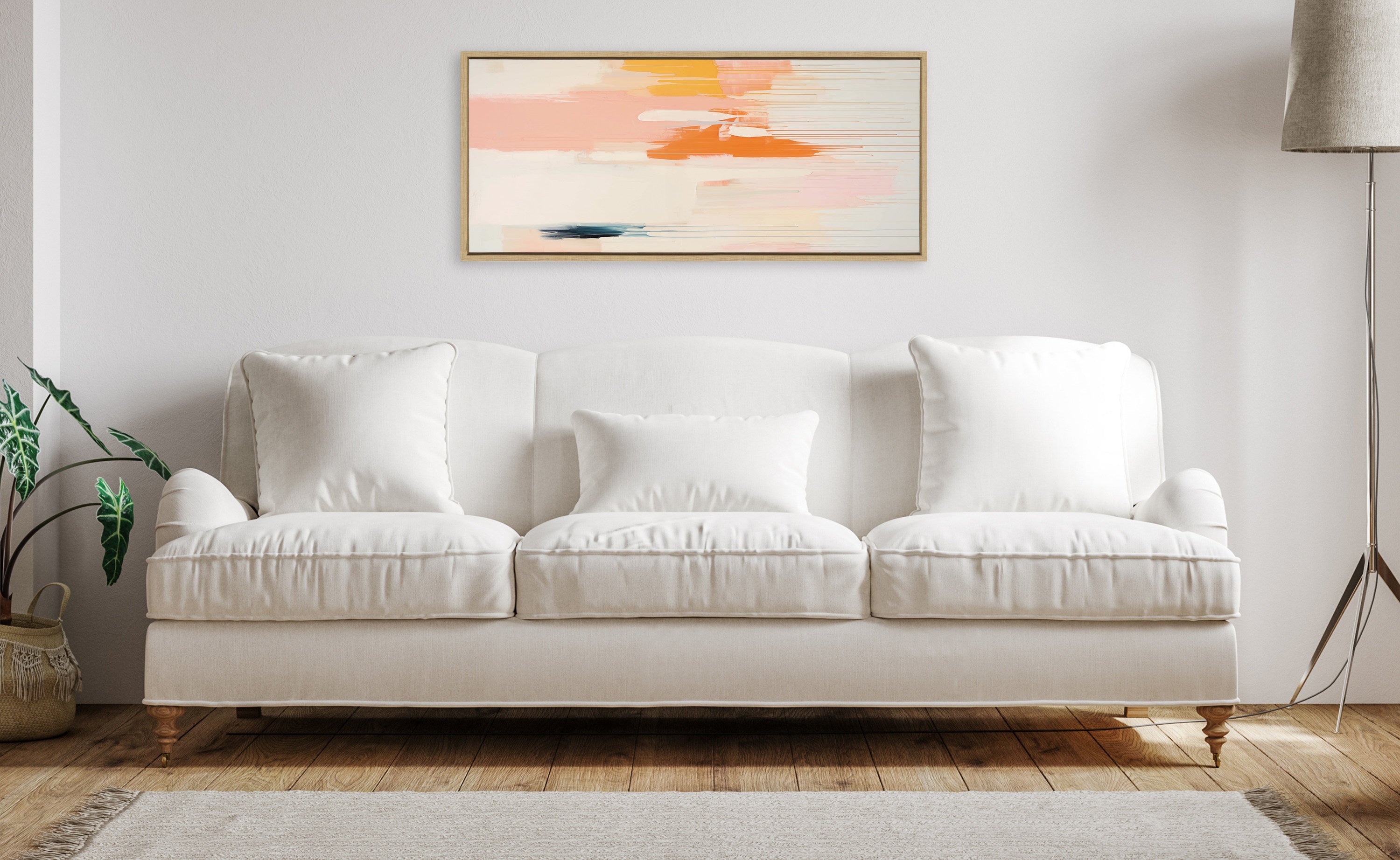 Sylvie Fiesta Abstract Framed Canvas by Amy Lighthall