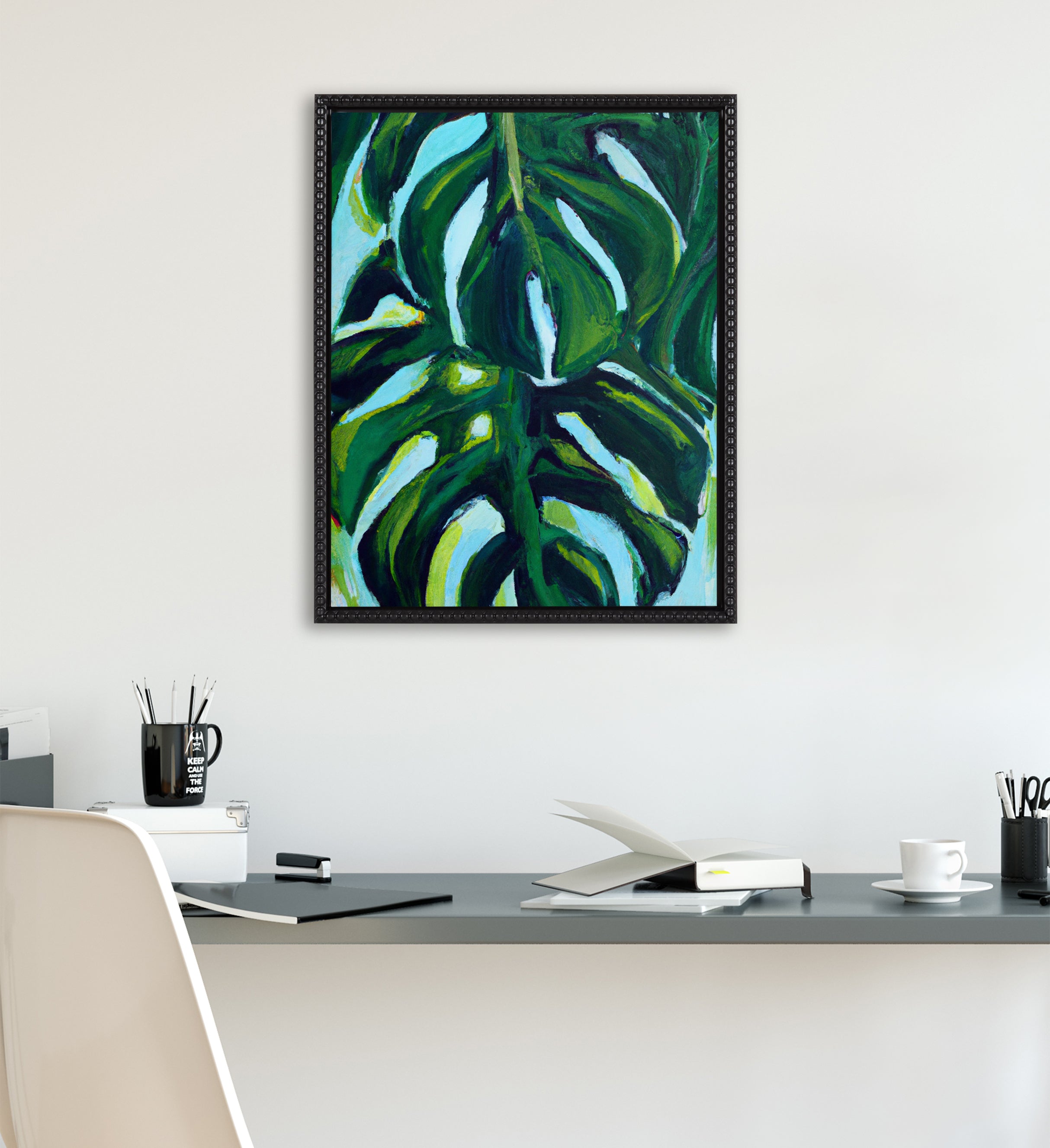 Sylvie Blank Framed Canvas 16x20