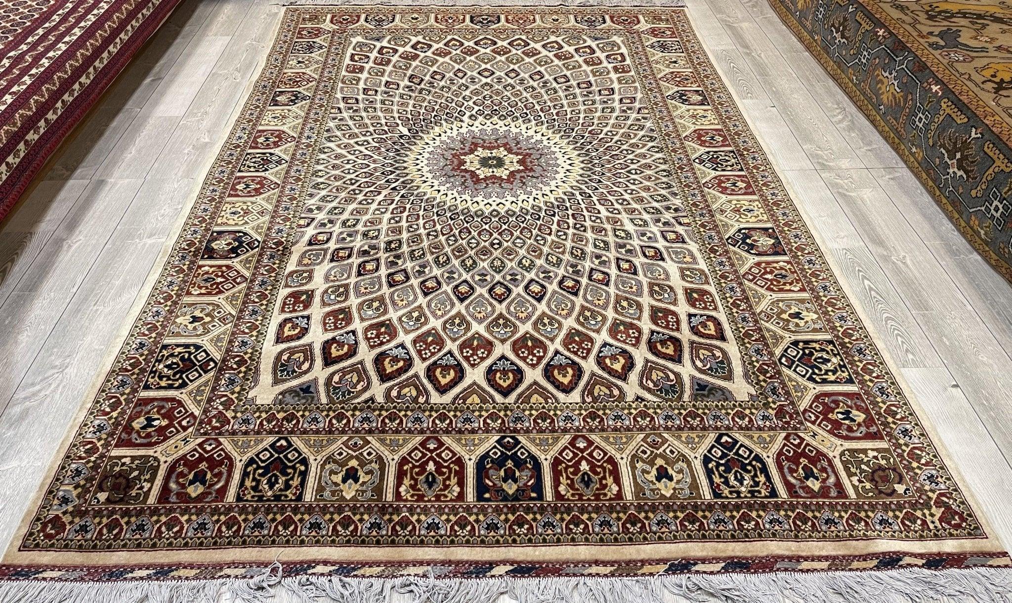 Handmade Afghani Gumbad Dome Area Rug 7x10 ft by Rugistan - main product image for Resin Society