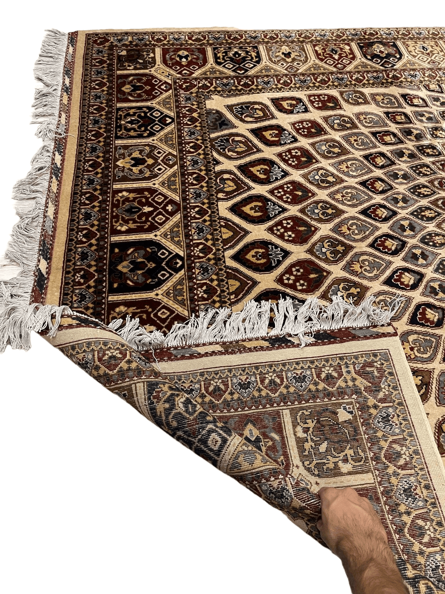 Handmade Afghani Gumbad Dome Area Rug 7x10 ft by Rugistan - product image 3 for Resin Society