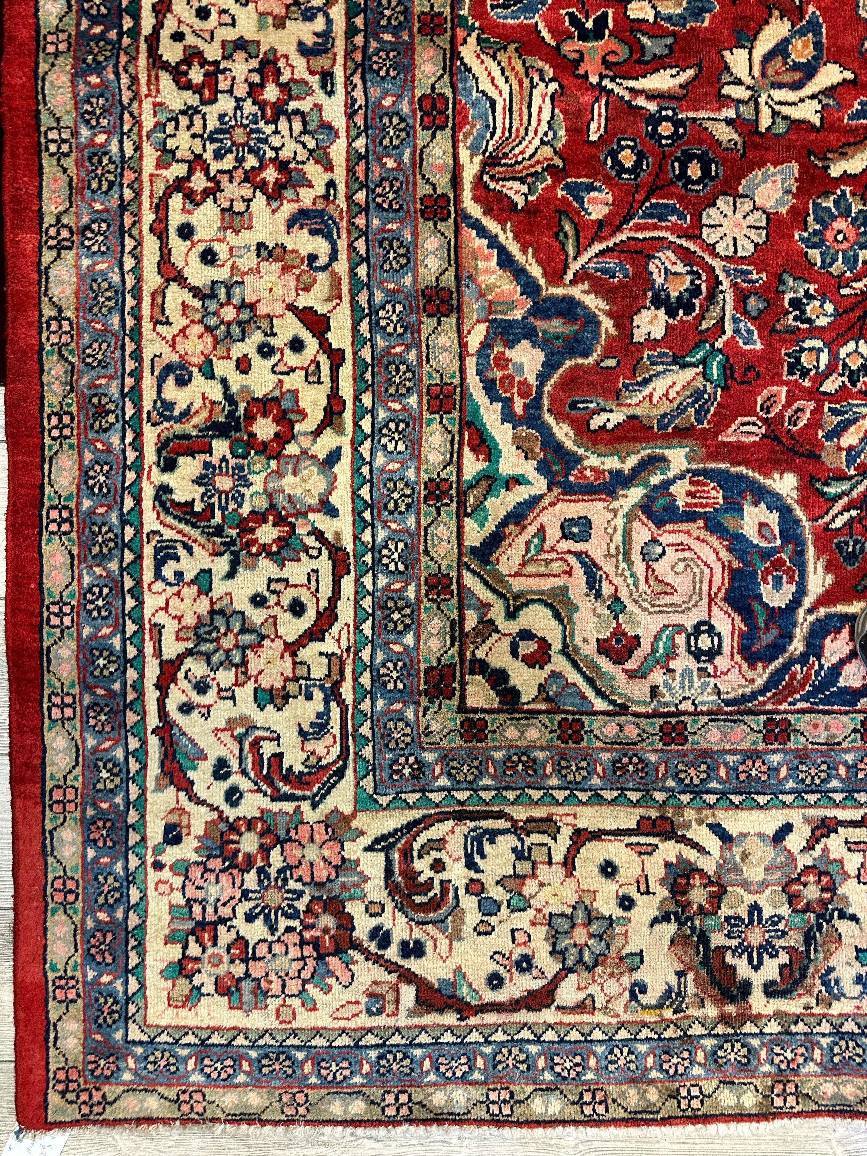 Handmade One-of-a-Kind Persian Mahal Rug - 10’ x 12’10” by Rugistan - product image 18 for Resin Society