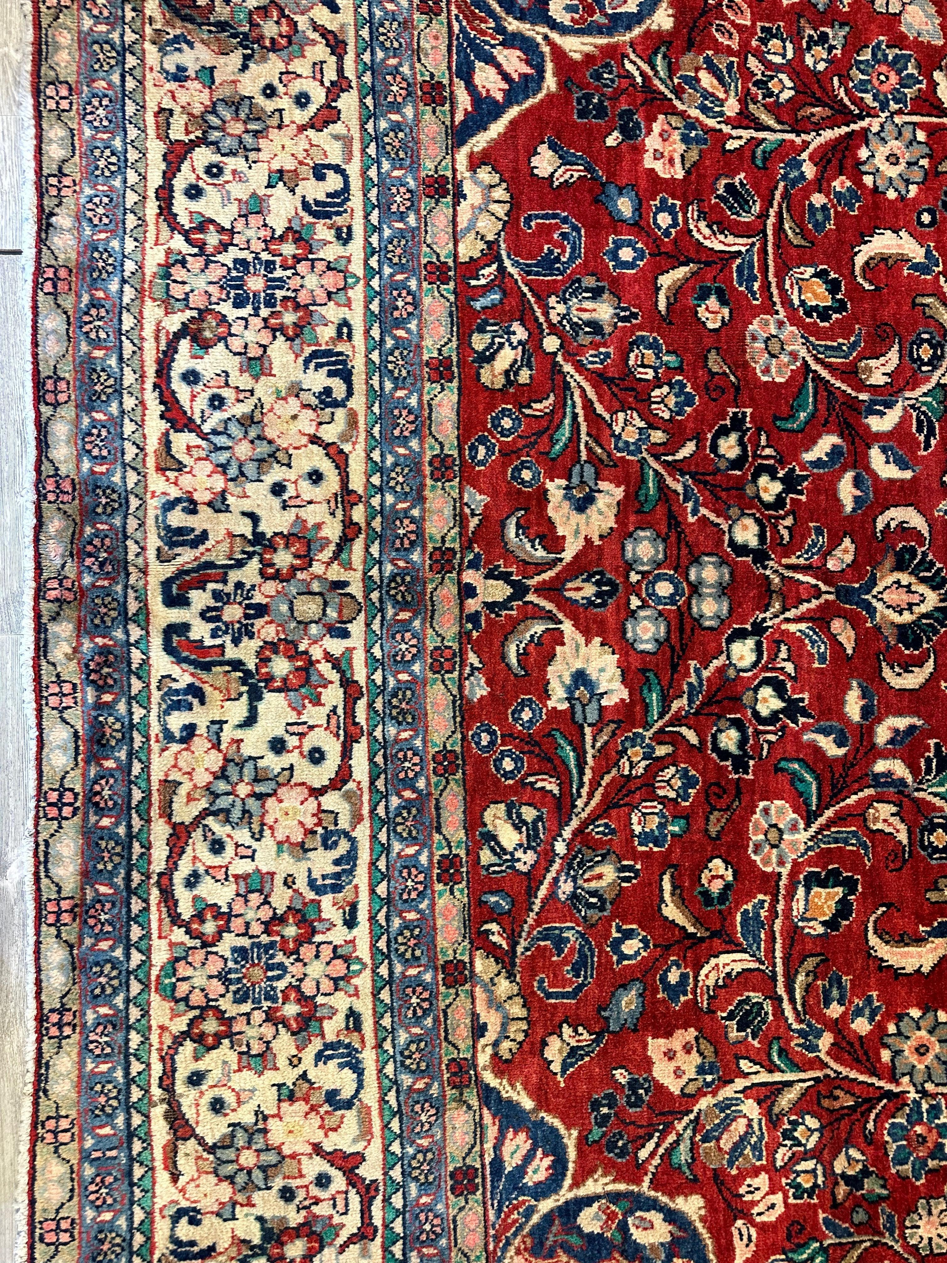Handmade One-of-a-Kind Persian Mahal Rug - 10’ x 12’10” by Rugistan - product image 4 for Resin Society