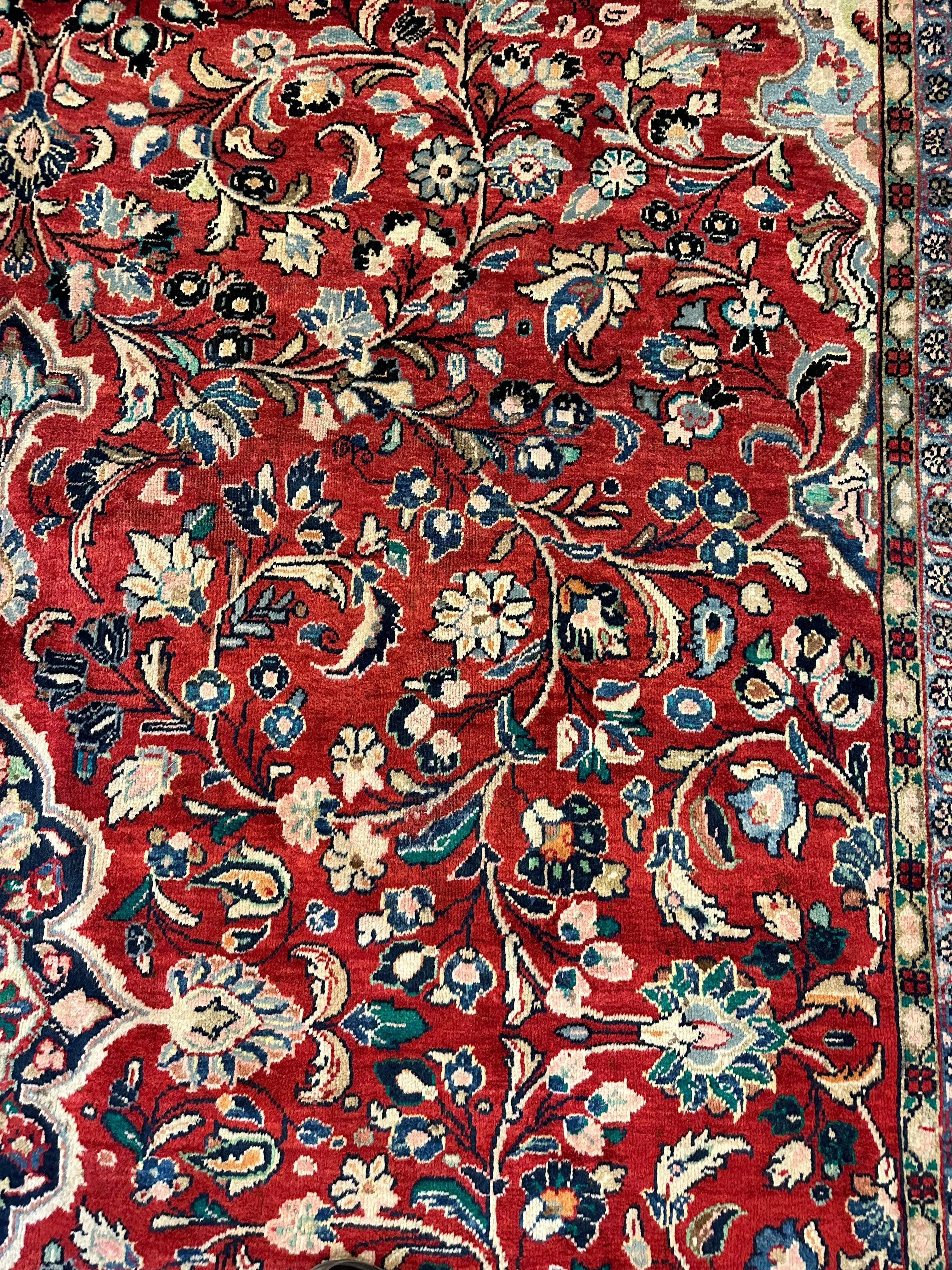 Handmade One-of-a-Kind Persian Mahal Rug - 10’ x 12’10” by Rugistan - product image 8 for Resin Society