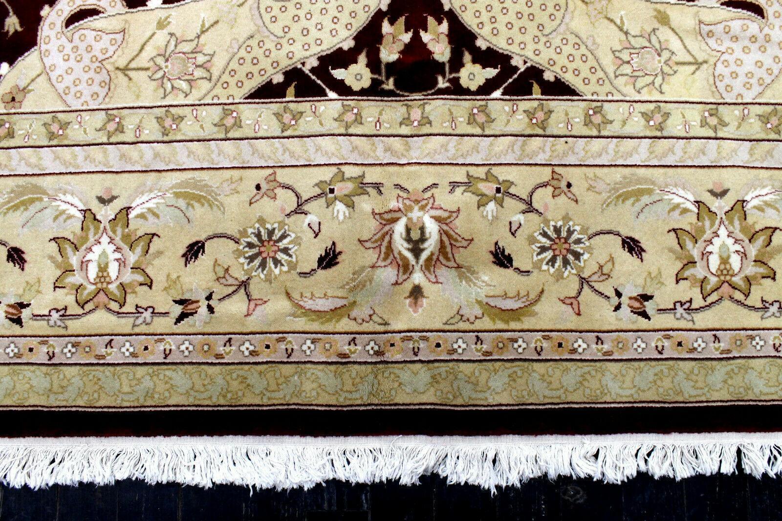 Hand-Knotted Pak-Ziegler Wool Rug – 8'7" x 11'7" – Traditional Design by Rugistan - product image 14 for Resin Society