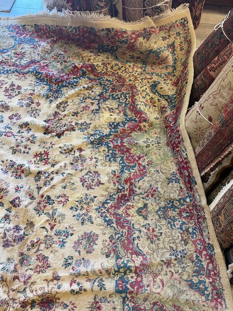 Handmade Vintage 1930's Kirman 10x13 area Rug by Rugistan - product image 8 for Resin Society