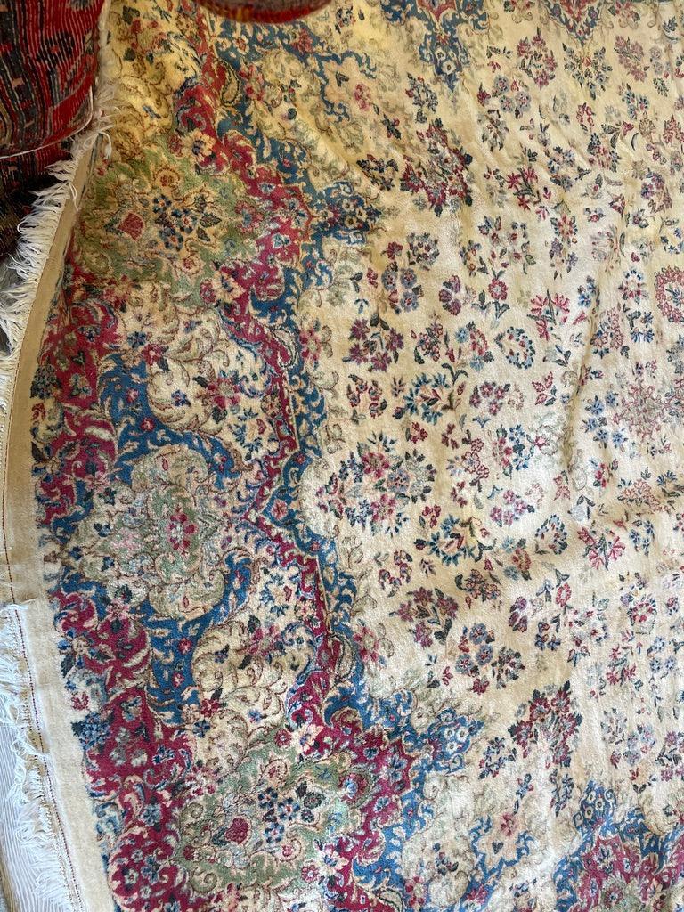 Handmade Vintage 1930's Kirman 10x13 area Rug by Rugistan - product image 9 for Resin Society
