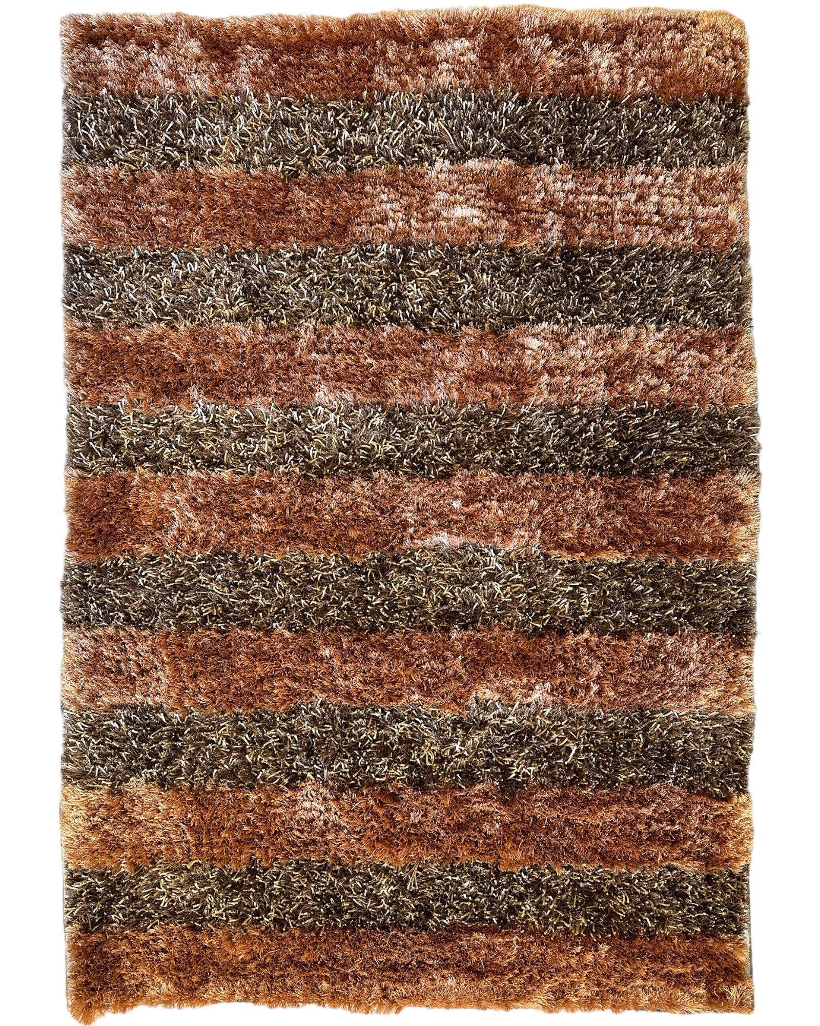 Handwoven Multi-Tone 2” Shag Rug 4 x 6 by Rugistan - main product image for Resin Society