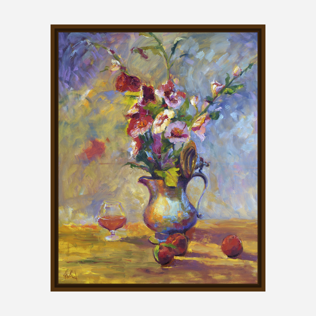 Hibiscus Artist Enhanced Canvas Print by John Beard Collection - product image 7 for Resin Society
