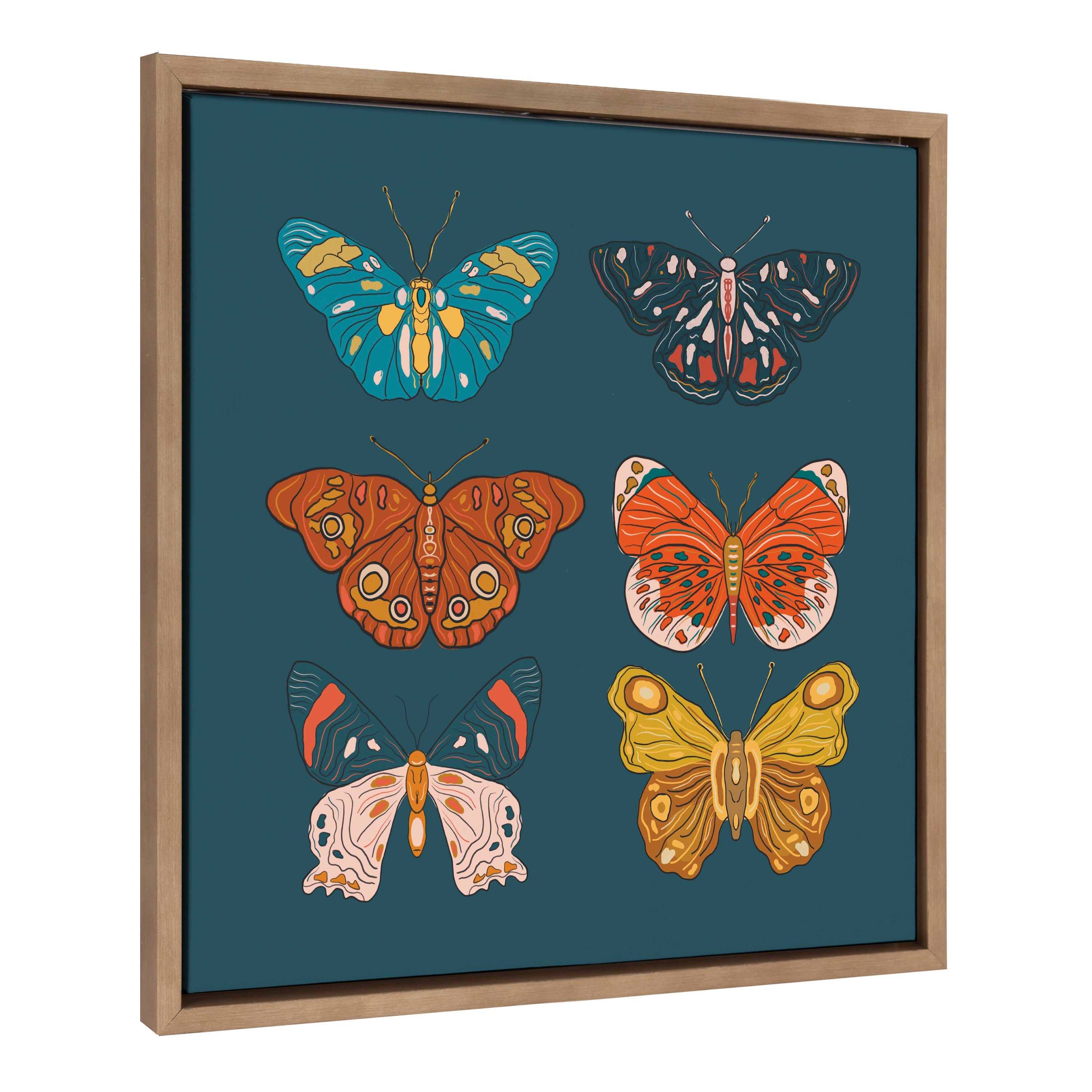 Sylvie Free Wings Framed Canvas by kateandlaurel - product image 8 for Resin Society
