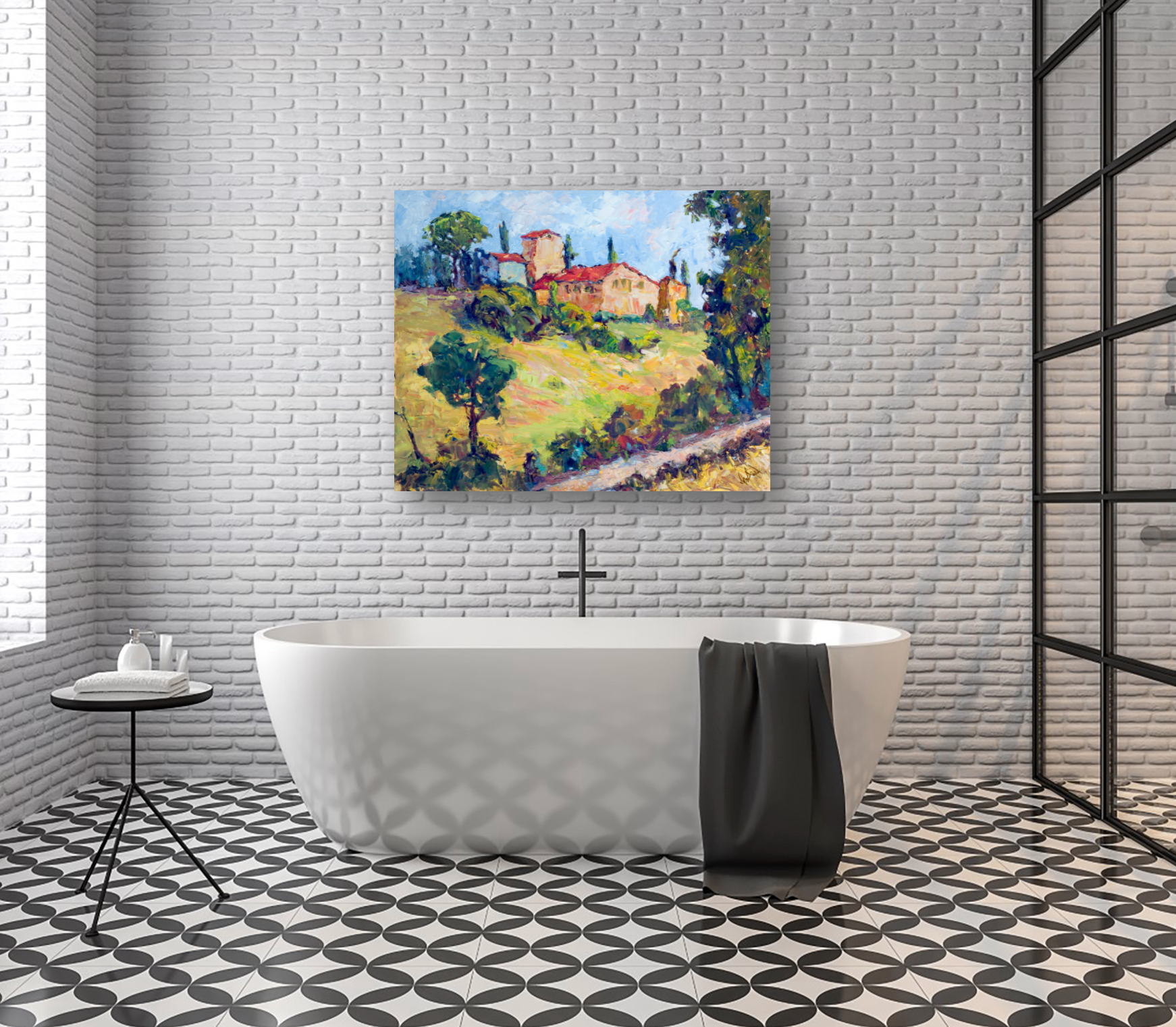 House on a Hillside by John Beard Collection - product image 3 for Resin Society