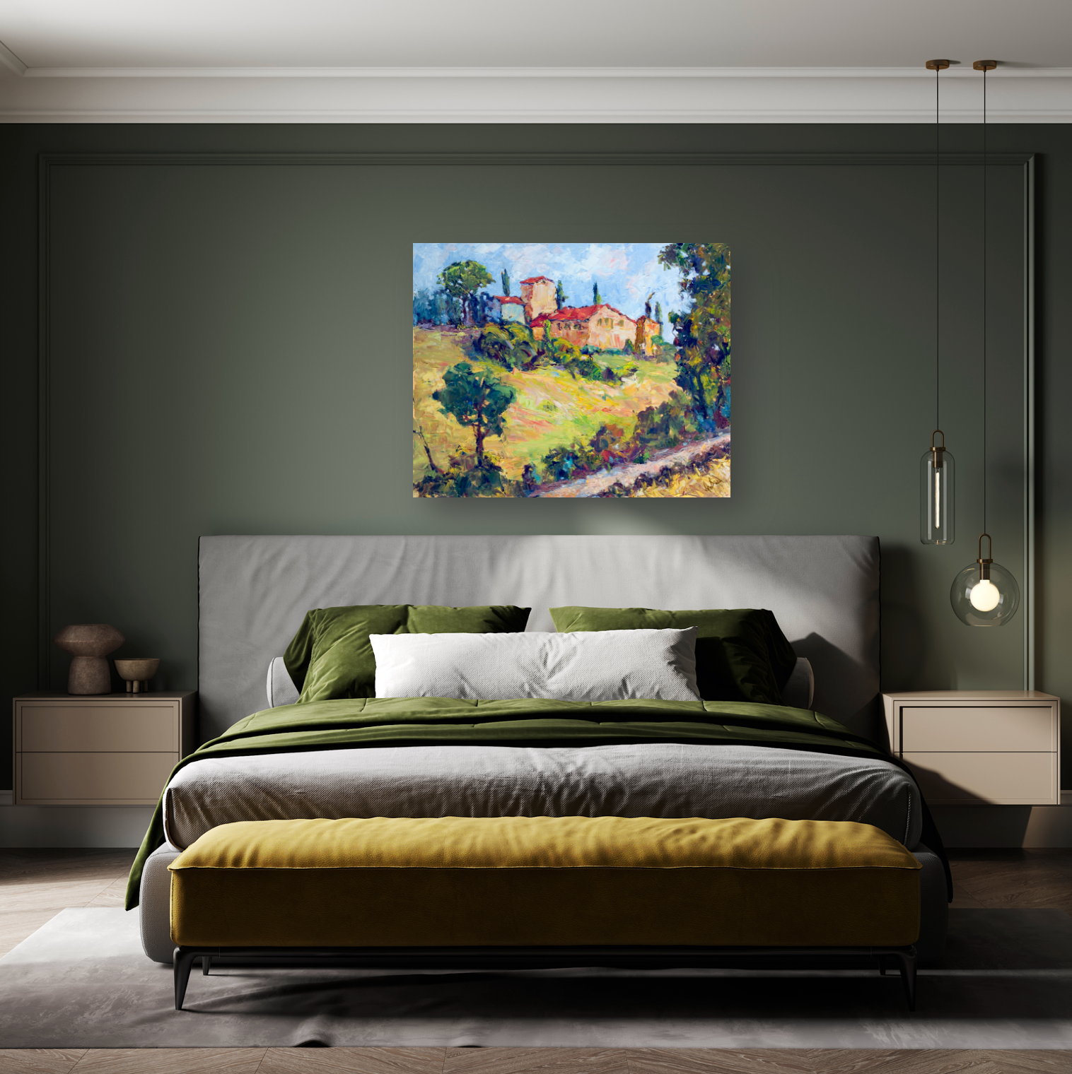 House on a Hillside by John Beard Collection - product image 4 for Resin Society