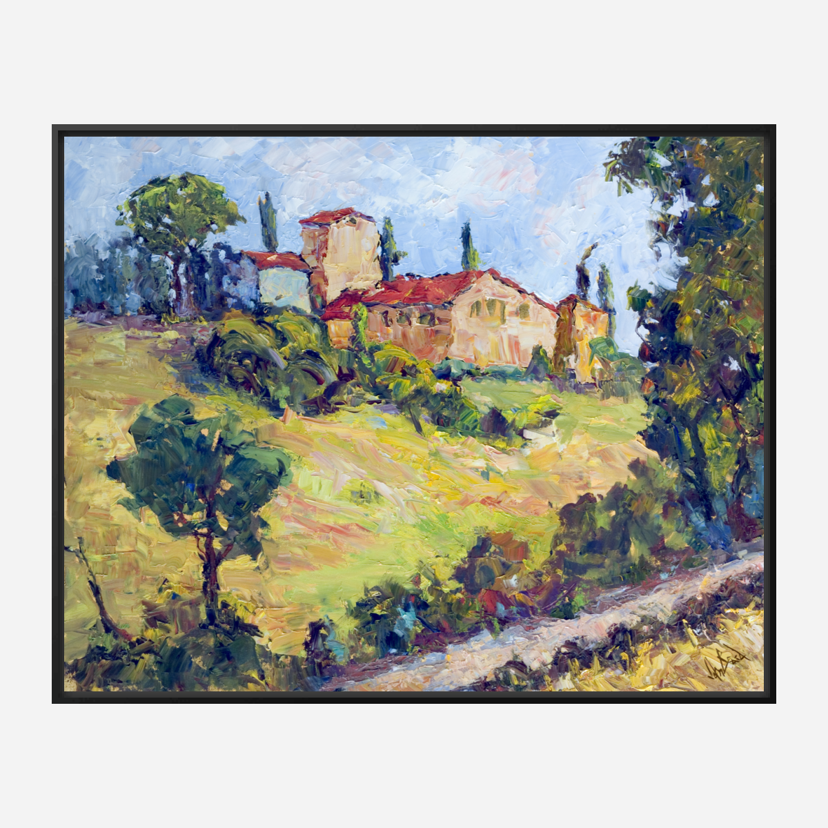 House on a Hillside by John Beard Collection - product image 5 for Resin Society