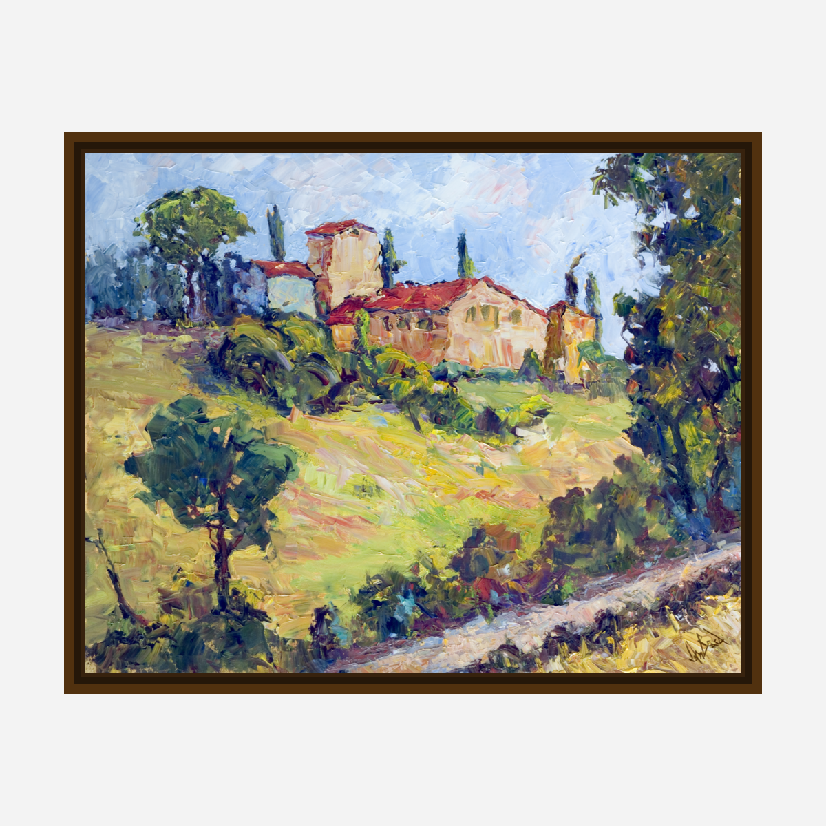 House on a Hillside by John Beard Collection - product image 7 for Resin Society