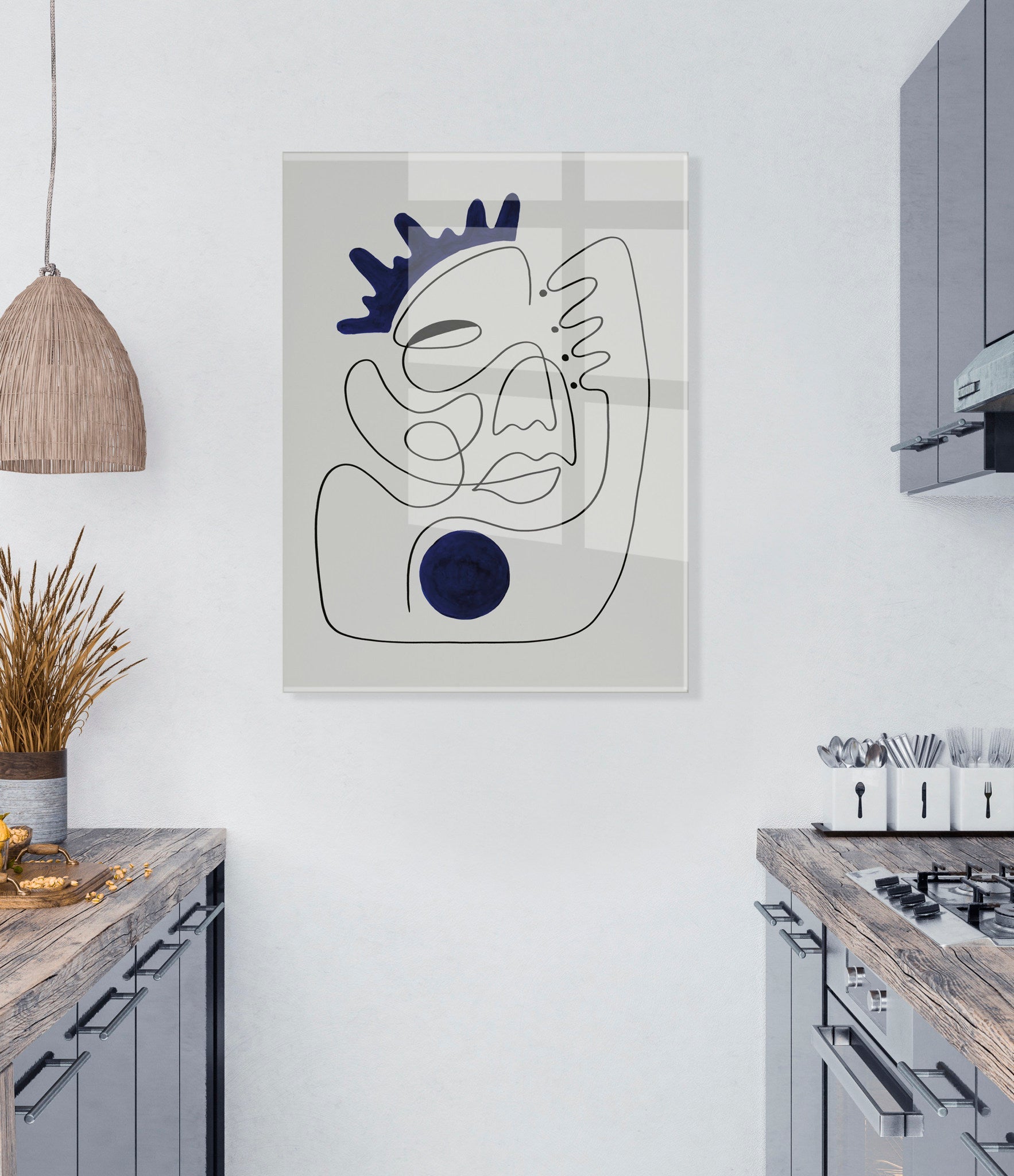 El Ray Floating Acrylic Art by kateandlaurel - product image 7 for Resin Society