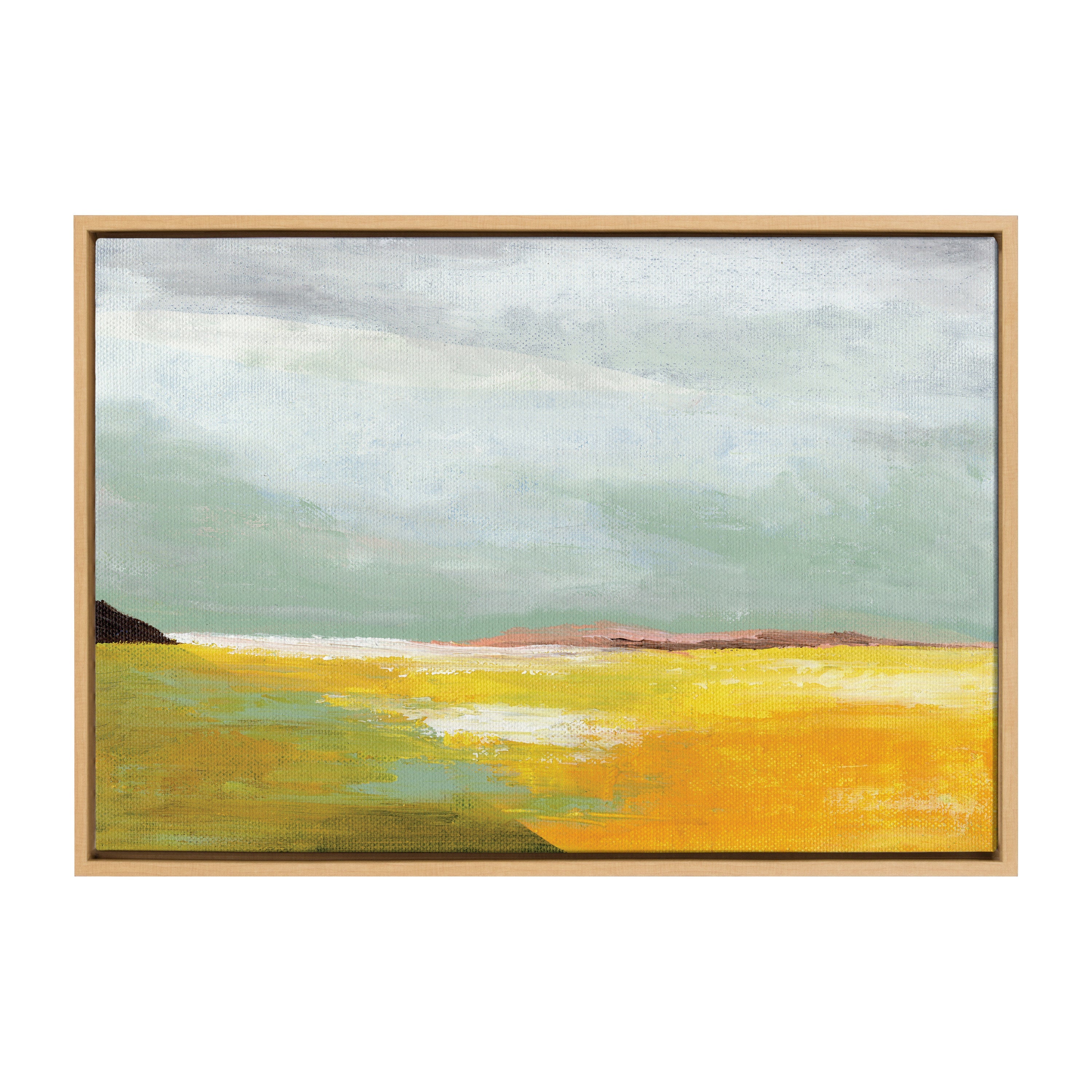 Sylvie Golden Root Lake Framed Canvas by Nikita Jariwala
