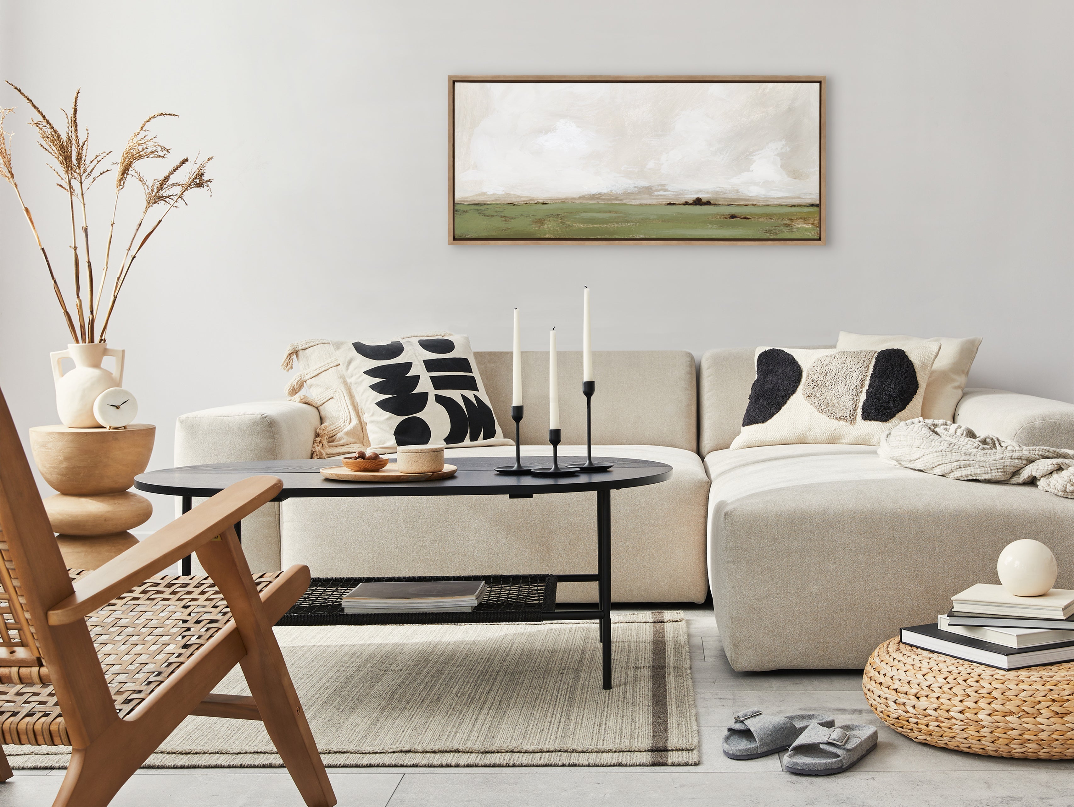 Sylvie Rest No 1 Framed Canvas by Mackenzie Nelson