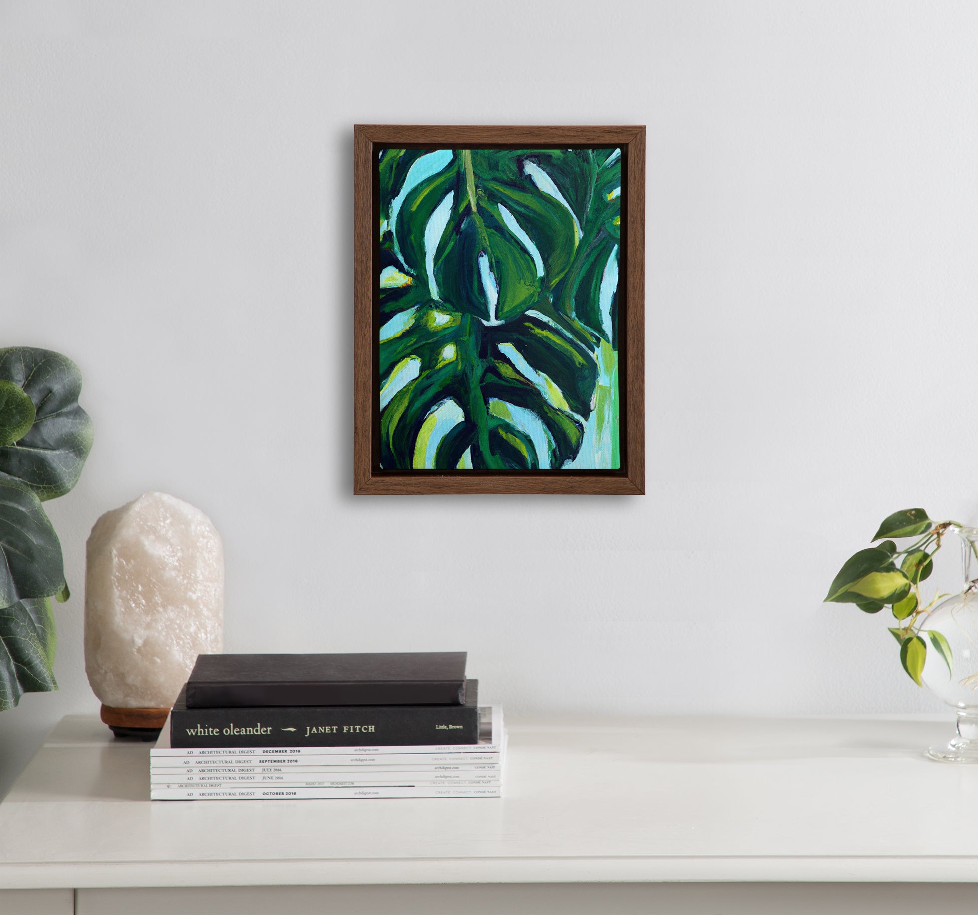 Sylvie Blank Framed Canvas 8x10