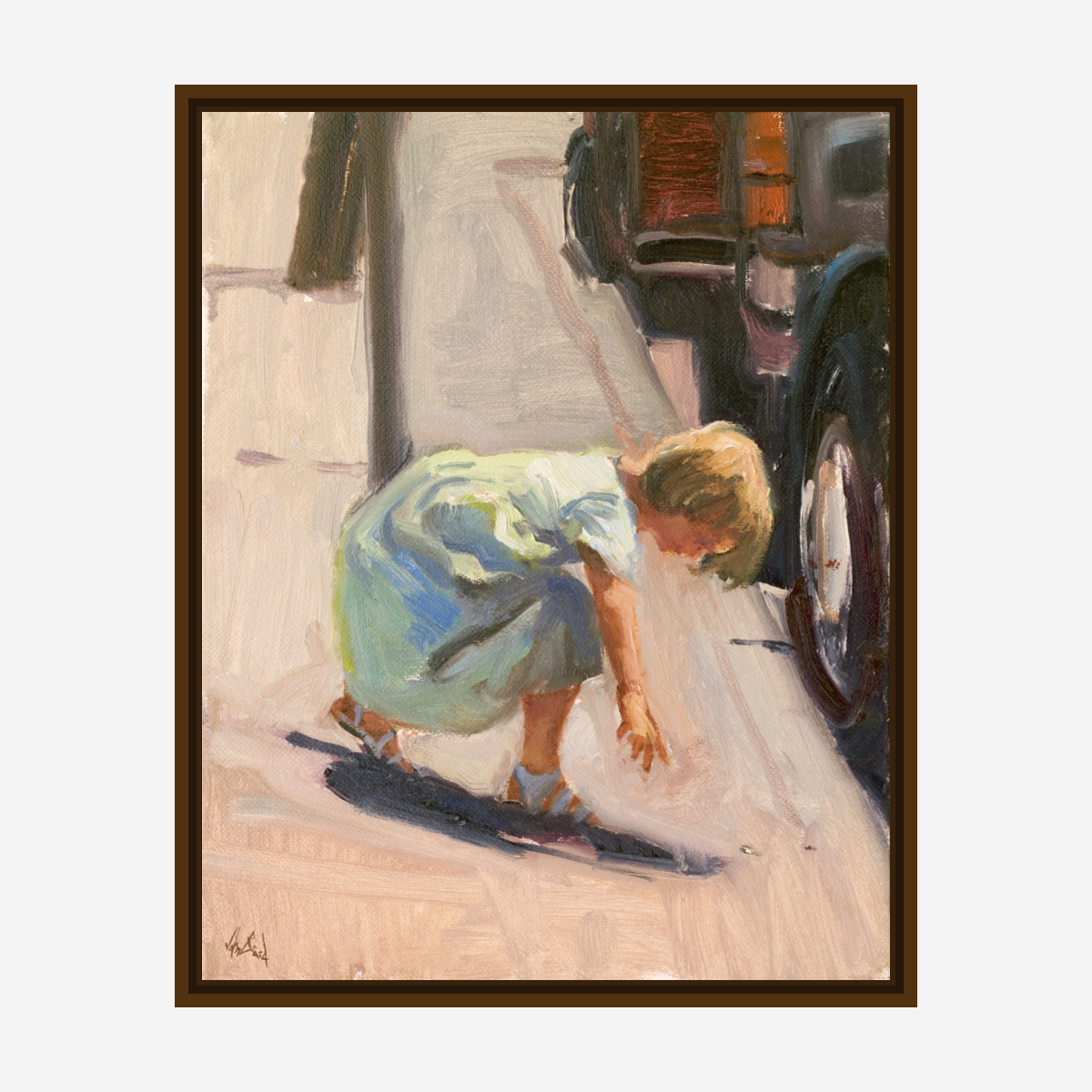I Found a Nickle Artist Enhanced Canvas Print by John Beard Collection - product image 7 for Resin Society
