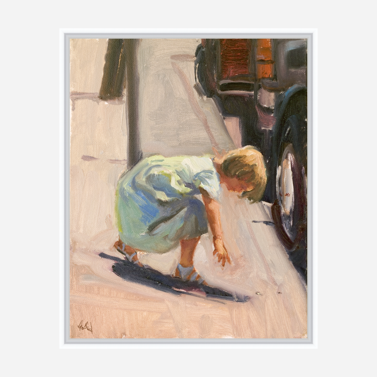 I Found a Nickle Artist Enhanced Canvas Print by John Beard Collection - product image 6 for Resin Society