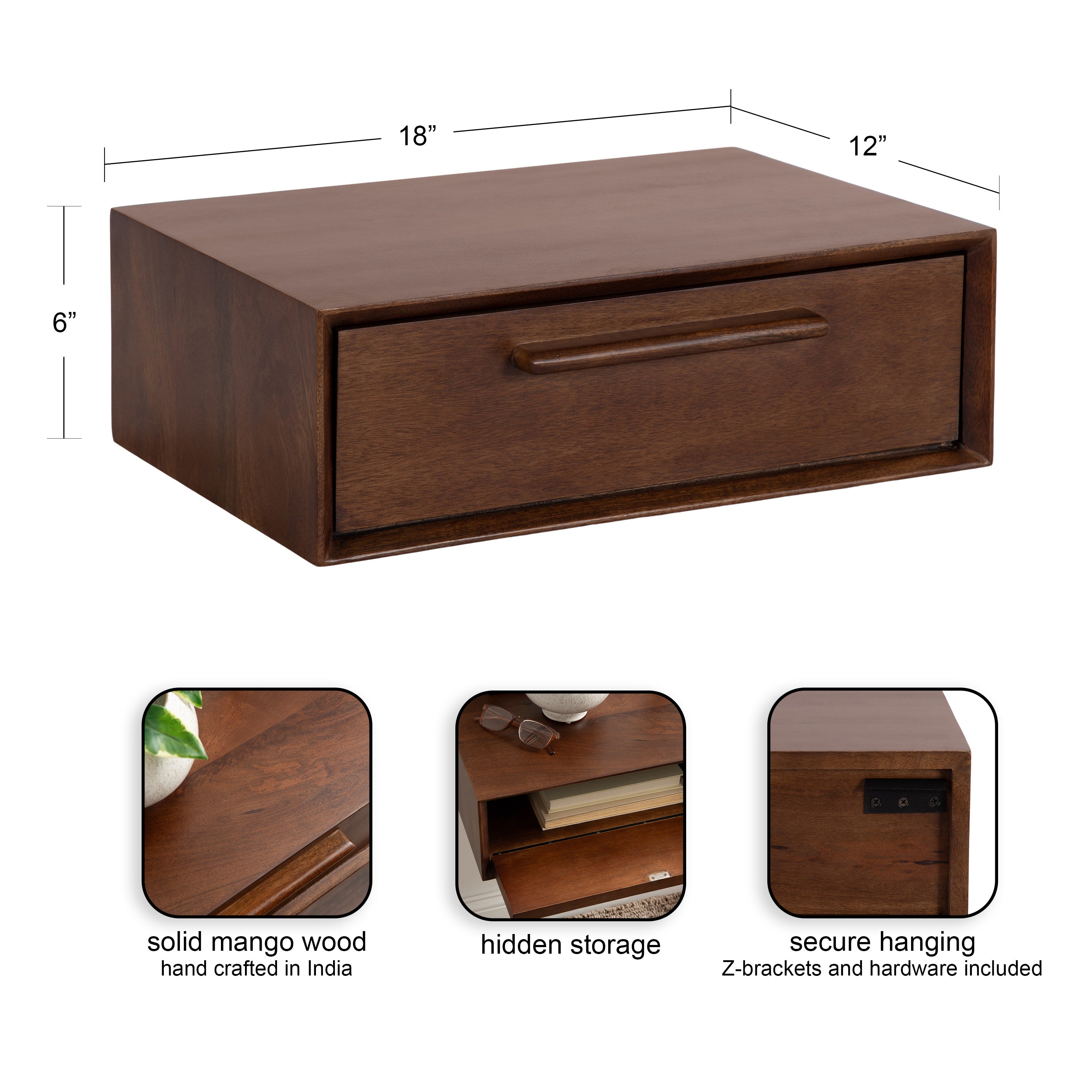 McCutcheon Wood Storage Shelf by kateandlaurel - product image 2 for Resin Society