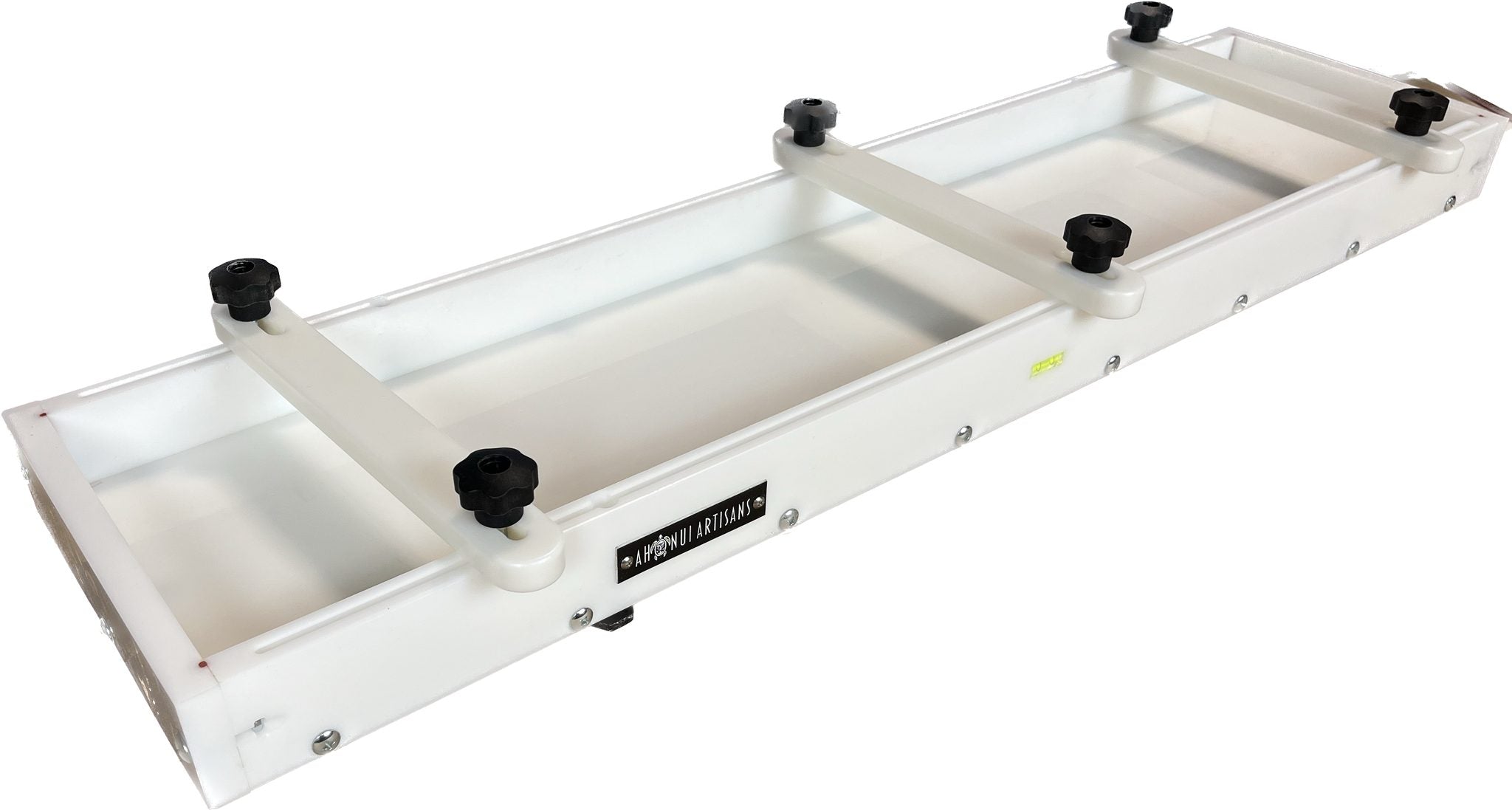 Bath Caddy Long Board Epoxy Resin Form with clamps and leveling feet