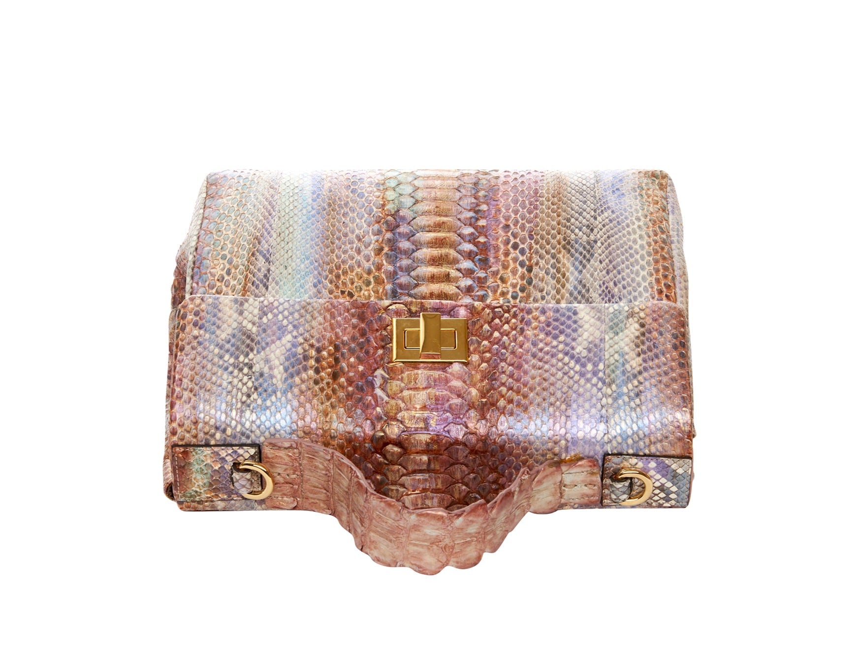 Iridescent Python Elegant & Unique Business/Travel Bag by Allysa Payne Beverly Hills - product image 4 for Resin Society