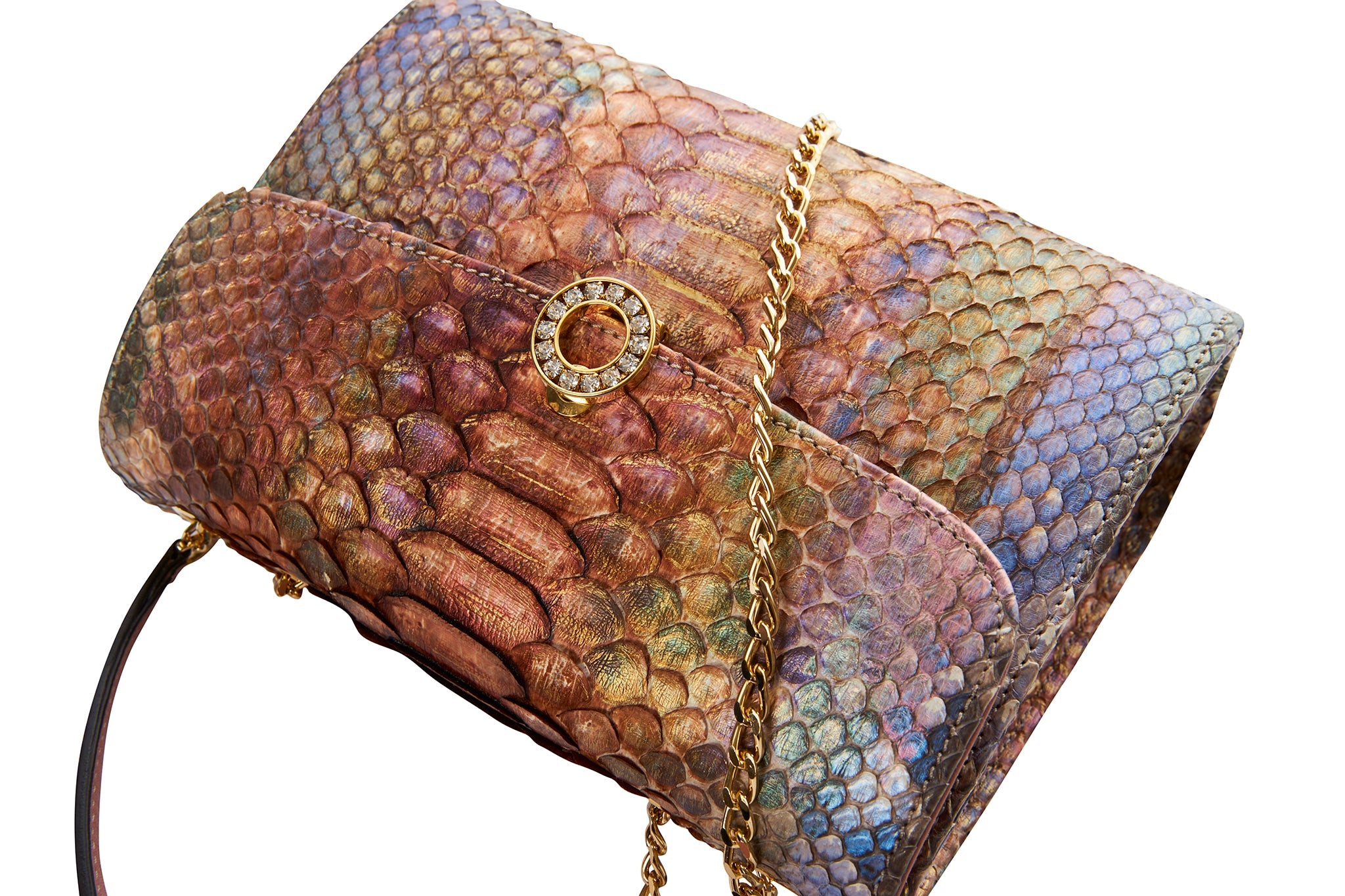 Iridescent Python Day To Night Bag by Allysa Payne Beverly Hills - product image 14 for Resin Society