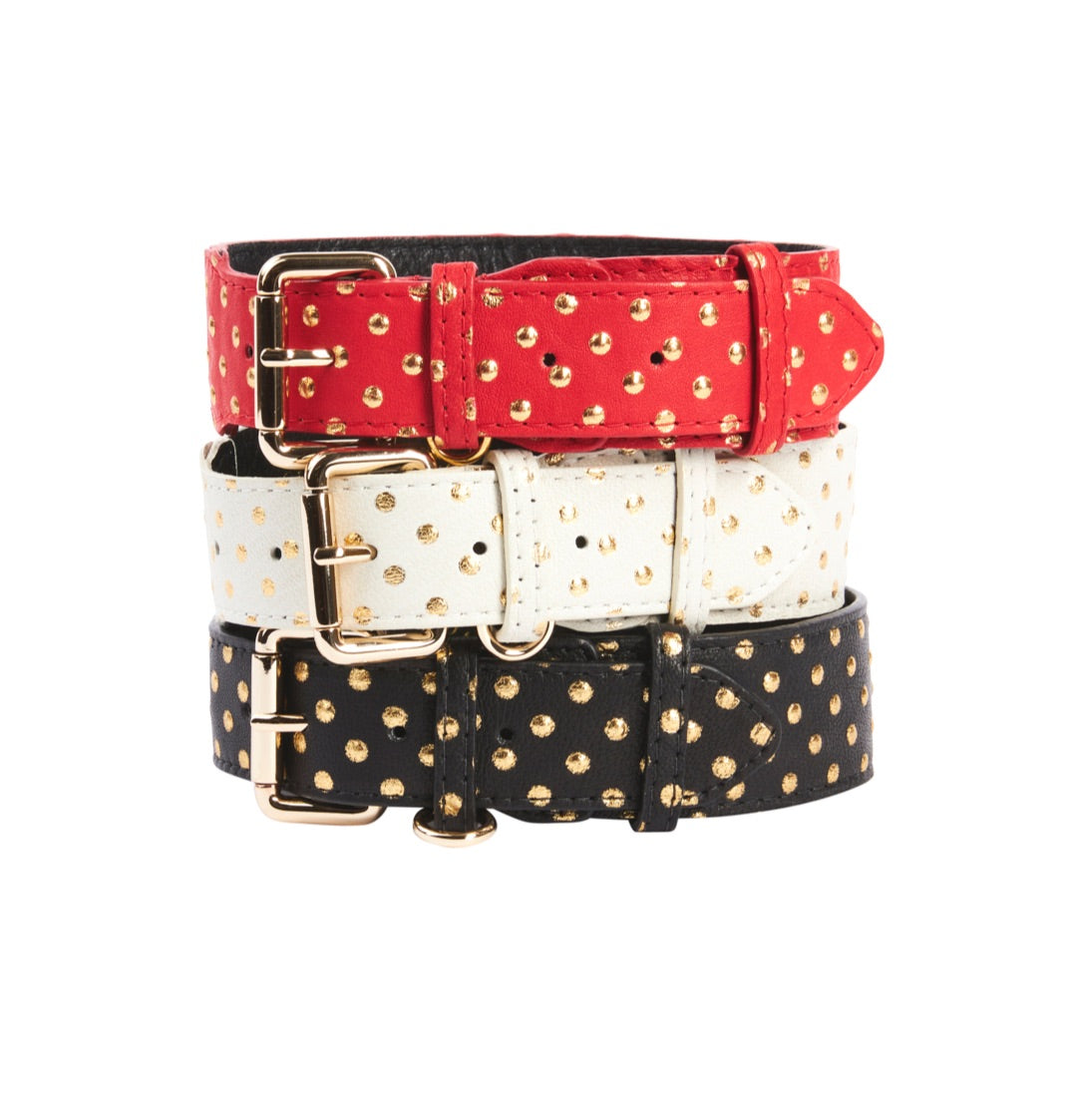 Red/Gold Polka Dot by Allysa Payne Beverly Hills - main product image for Resin Society