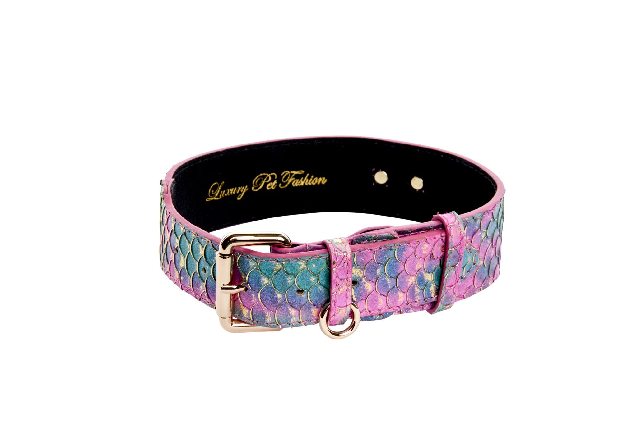 Mermaid Collection. Stunning Custom Colored Tilapia With Gold Classic Hardware