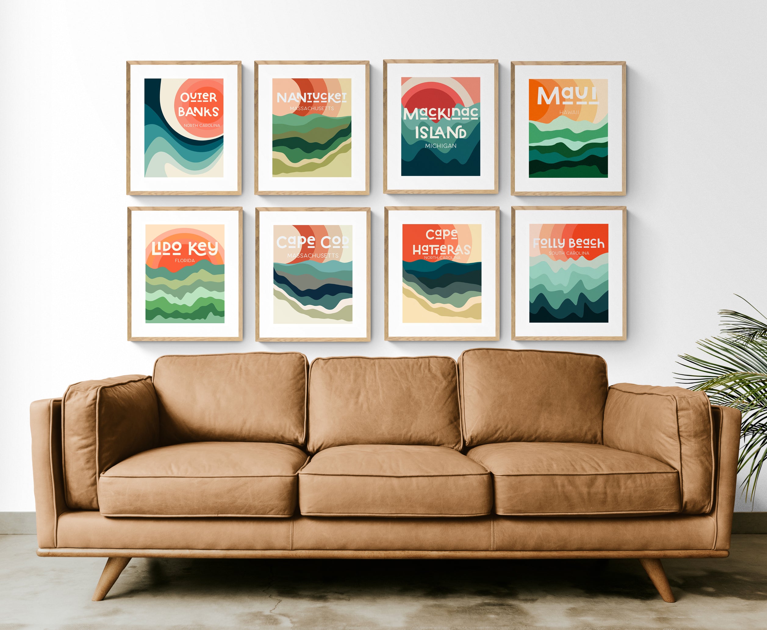Destination: Longboat Key - Modern Art Print