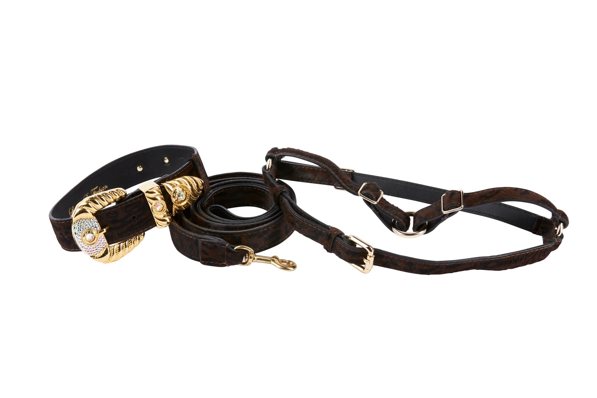 Dark Leopard Hair On Hide Italian Leather by Allysa Payne Beverly Hills - product image 3 for Resin Society