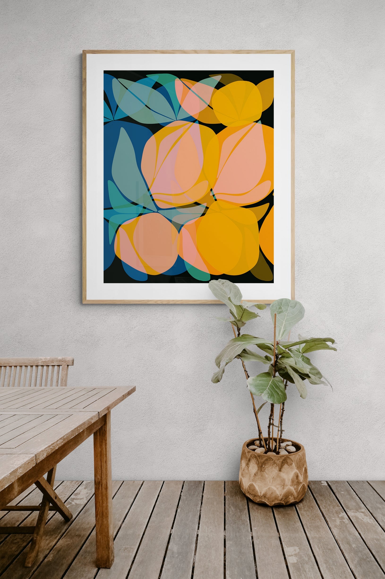 Abstract Citrus #1 - Botanical Art Print