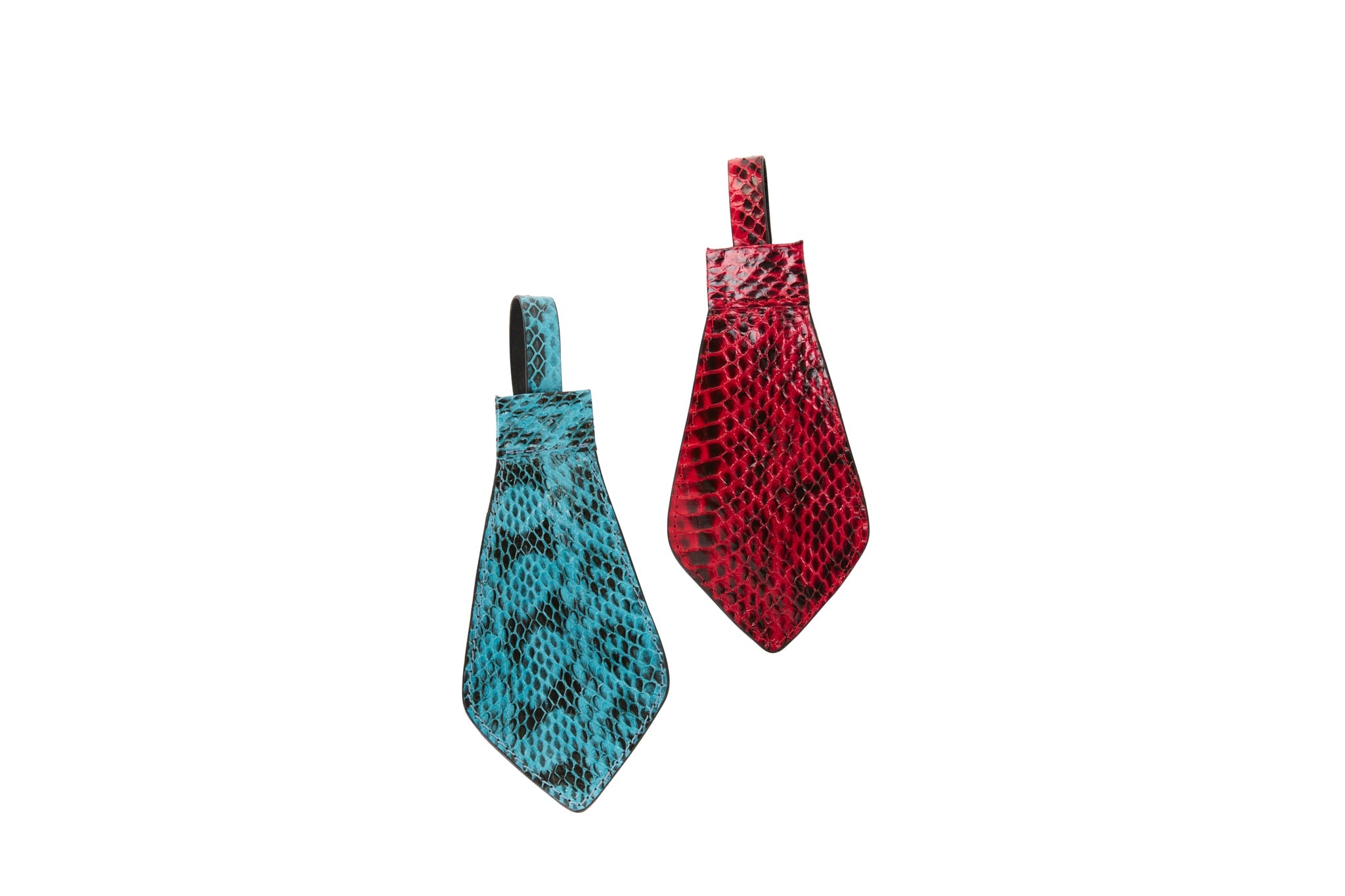 Turquoise & Black Viper Snake and Red & Black Tie by Allysa Payne Beverly Hills - product image 3 for Resin Society