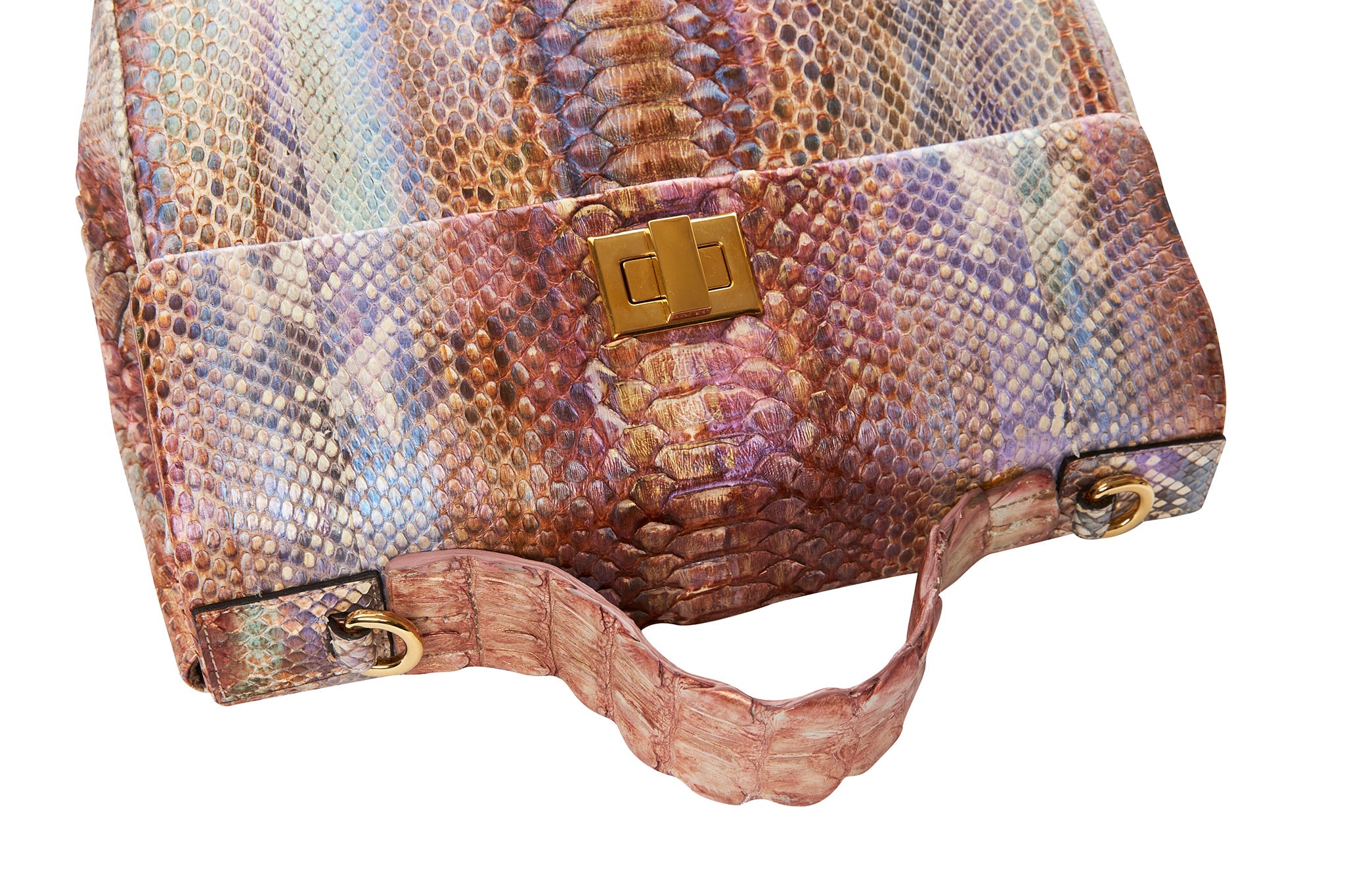 Iridescent Python Elegant & Unique Business/Travel Bag by Allysa Payne Beverly Hills - product image 6 for Resin Society