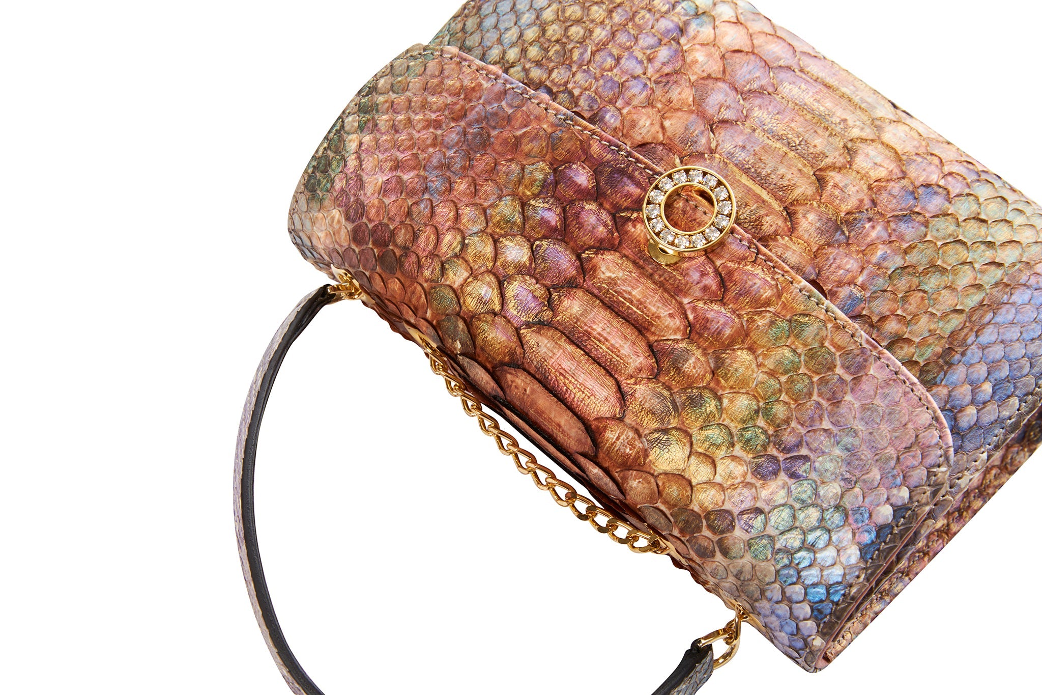 Iridescent Python Day To Night Bag by Allysa Payne Beverly Hills - product image 7 for Resin Society