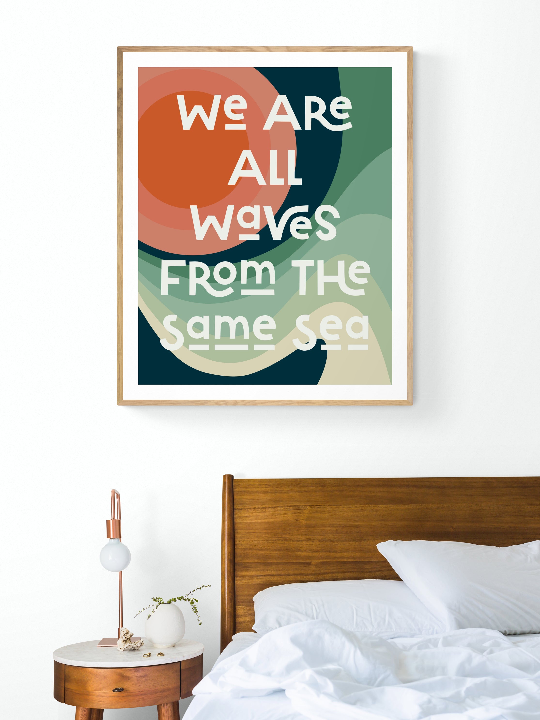 All Waves - Modern Art Print