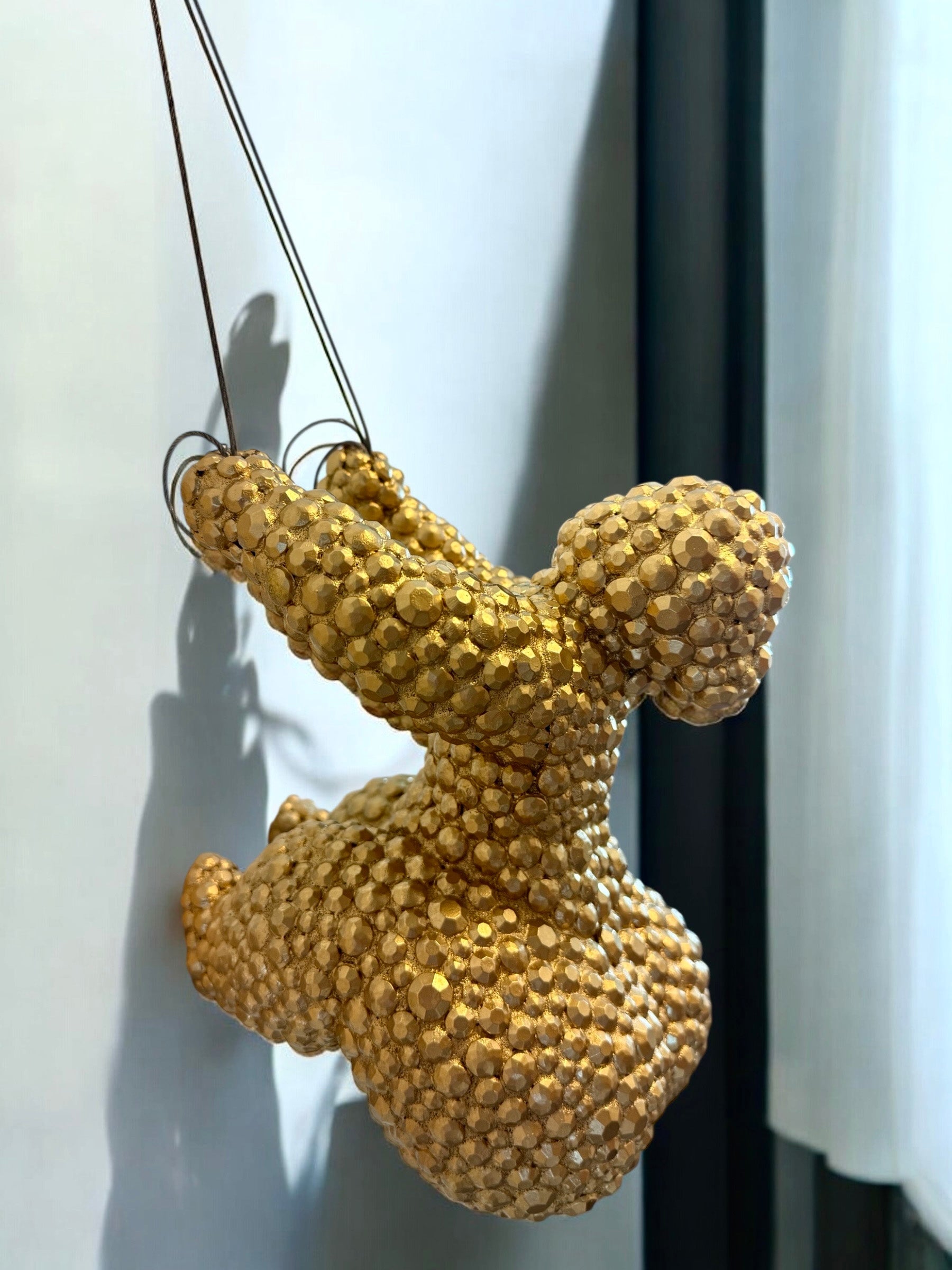 ESCALADORA INTERVENIDA (WALL SCULPTURE) GOLD